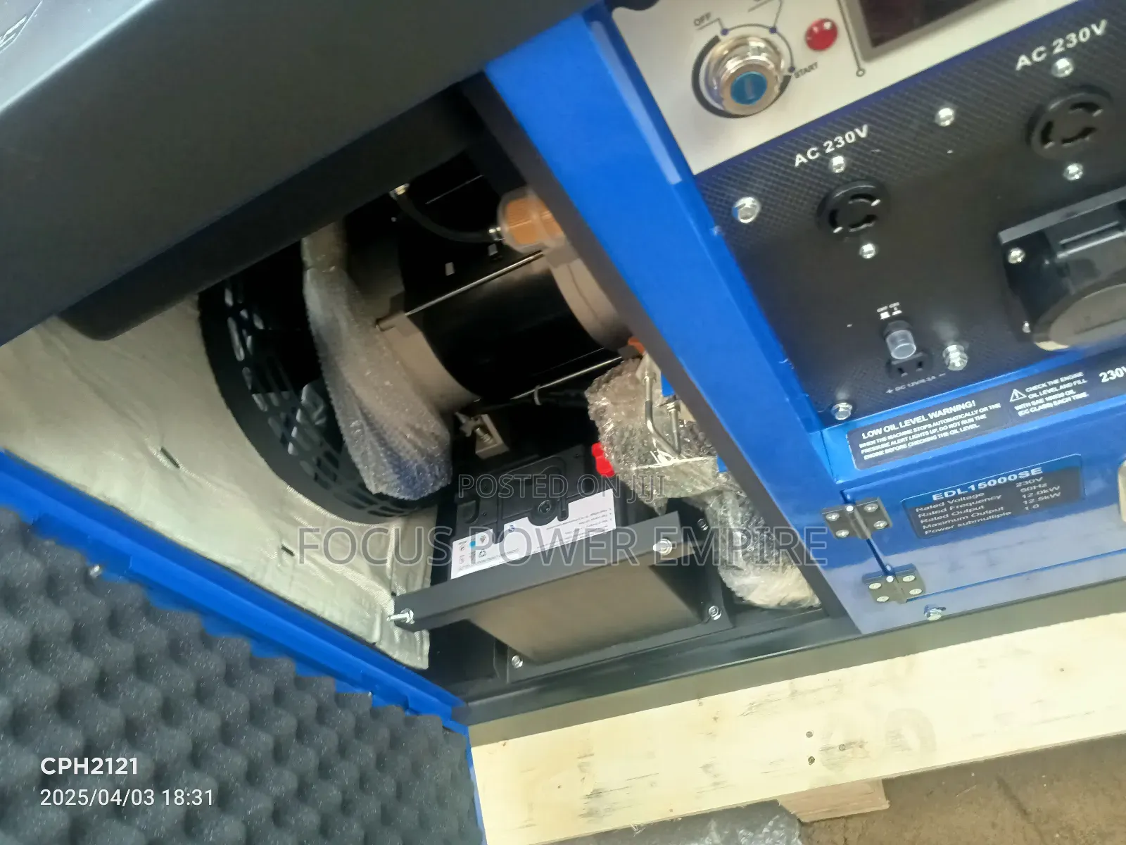 Cruzpower Yamaha 12.5kva Diesel Gen Soundproof Copper Coil