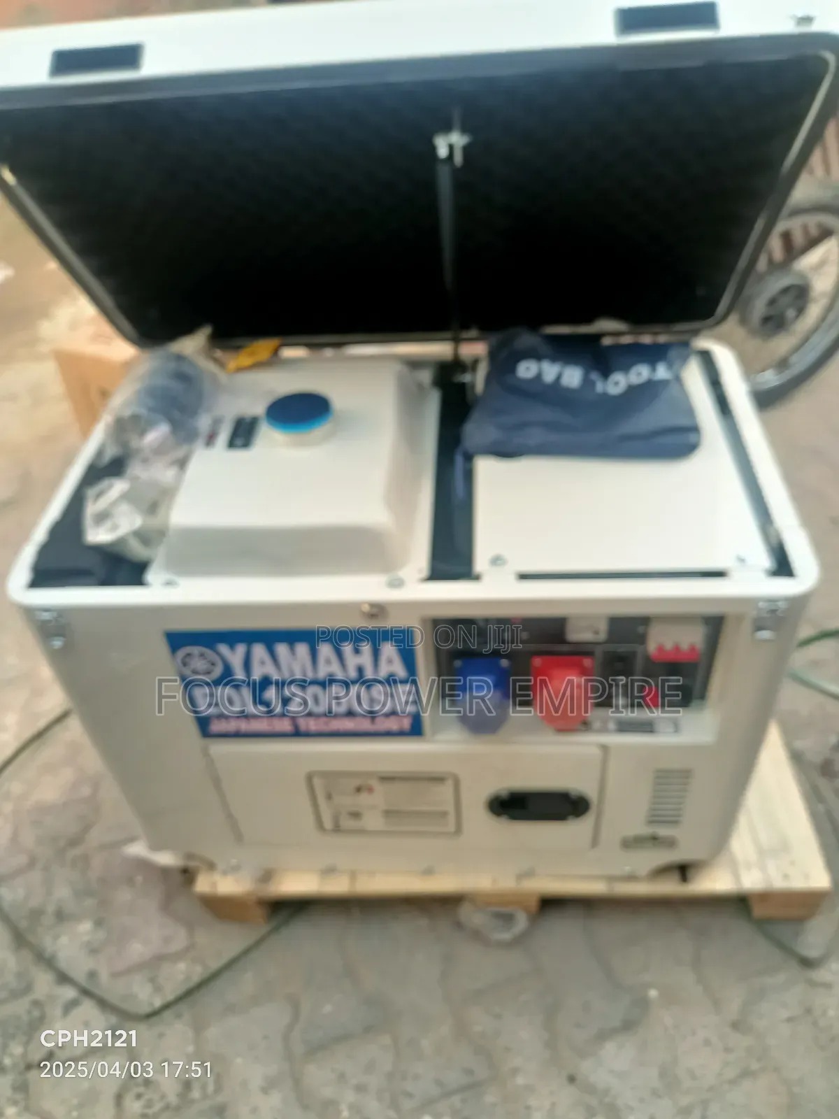 Yamaha Diesel Gen 10.0kva 3 Phase Soundproof  Copper Coil
