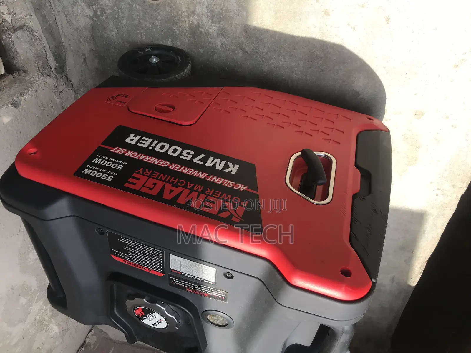 Kemage Inverter Generator. Key/ Remote and Manual Start.