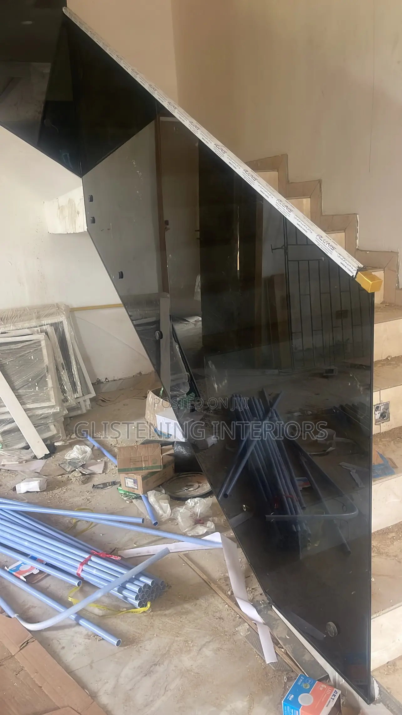 Staircase Design With A Tinted 10mm Glass