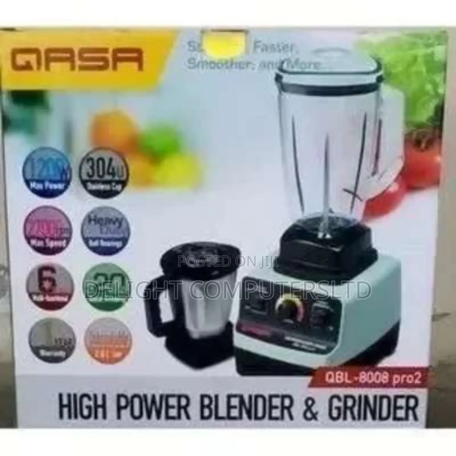 Qasa Blender QBL -8008 Pro2 - 1200w - 2.0l