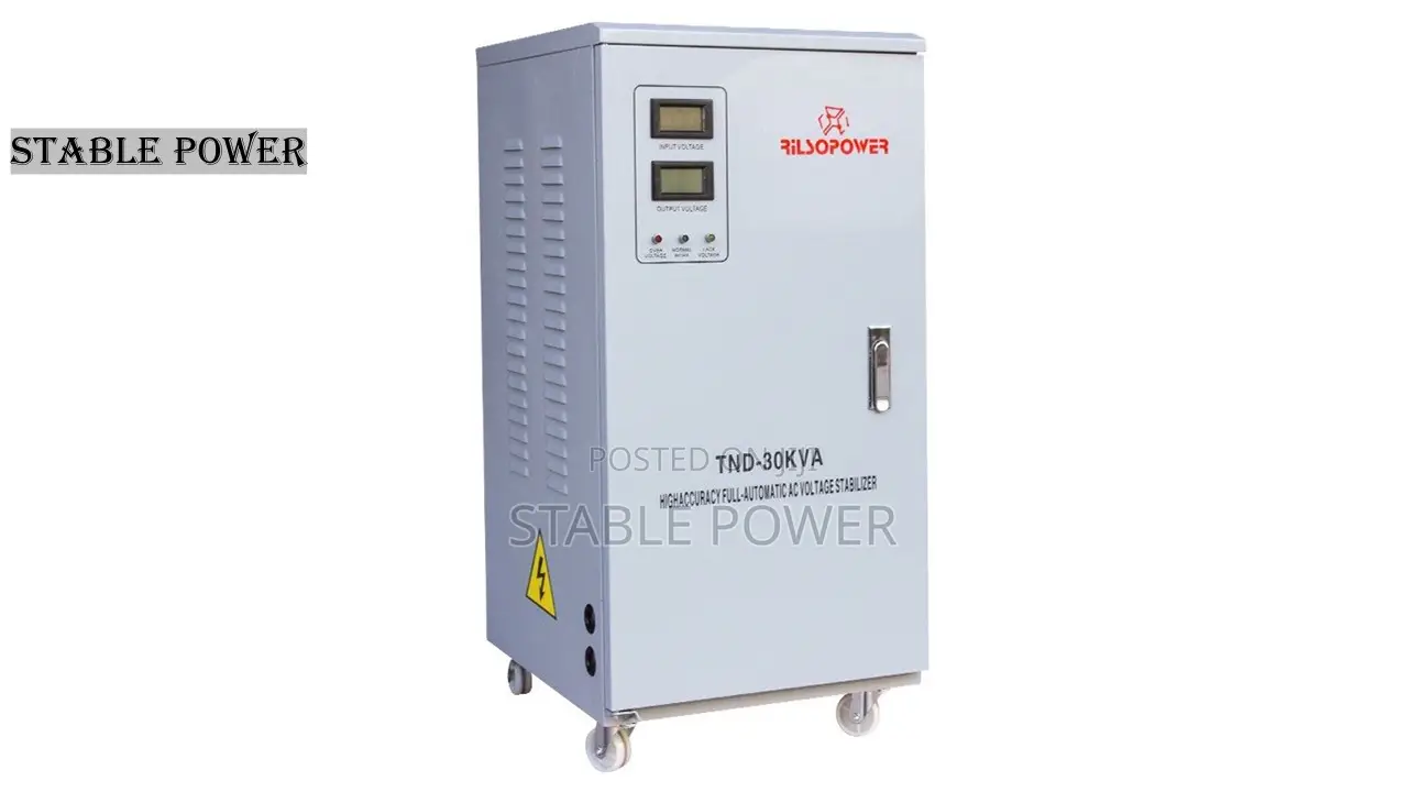 Rilsopower 30kva Single Phase 90-260vac Copper Stabilizer