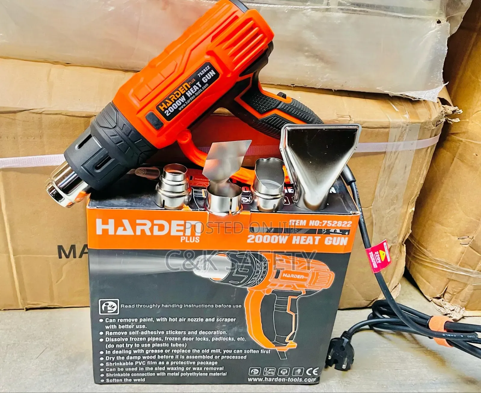 Harden Heat Gun Machine 2000w