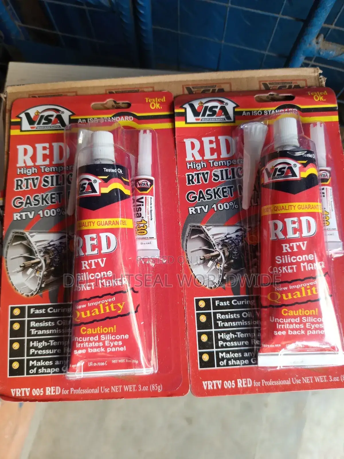 Fire Resistant/High Temperature RTV Silicone Gasket Maker