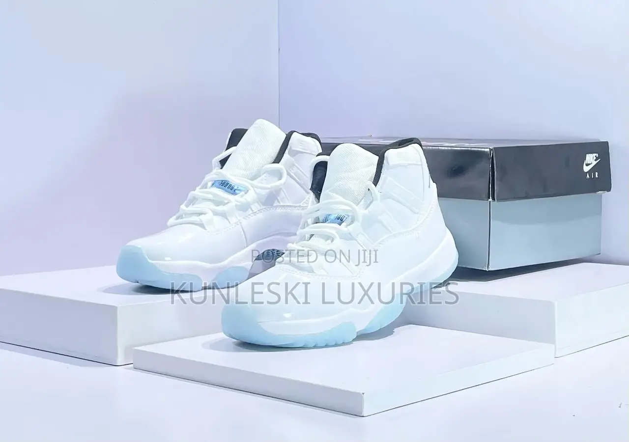 Original Jordan 11 Retro Legend Blue White Sneakers