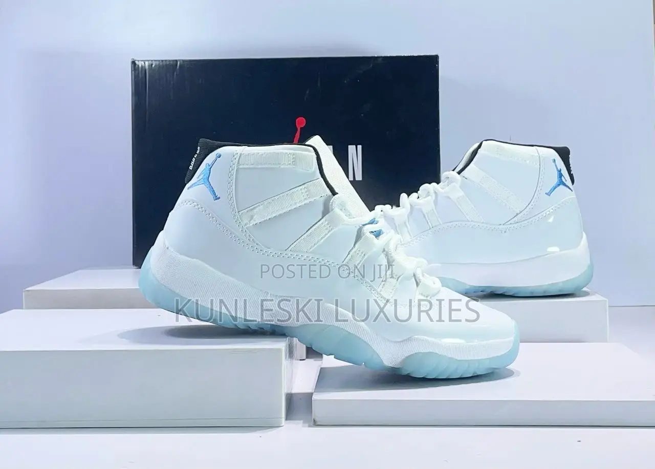 Original Jordan 11 Retro Legend Blue White Sneakers