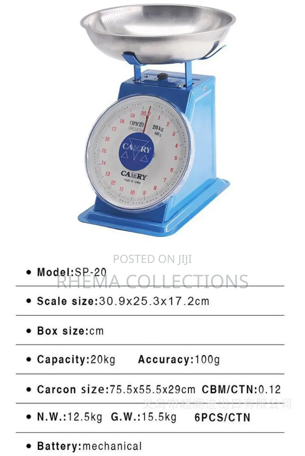 Mechanical Kilogram Weighing Scale For Food Stuffs