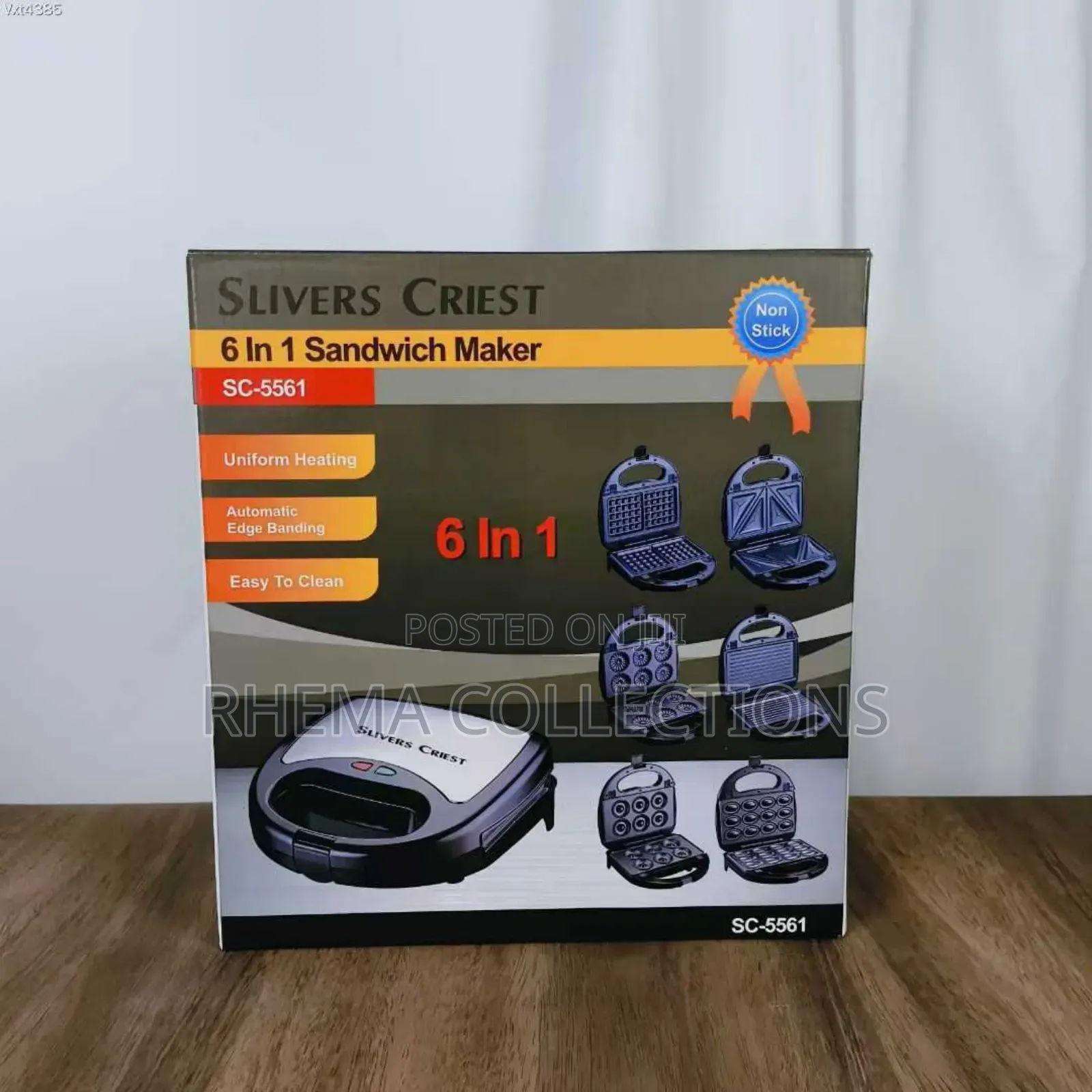 6in1 Silver Crest Sandwich Maker