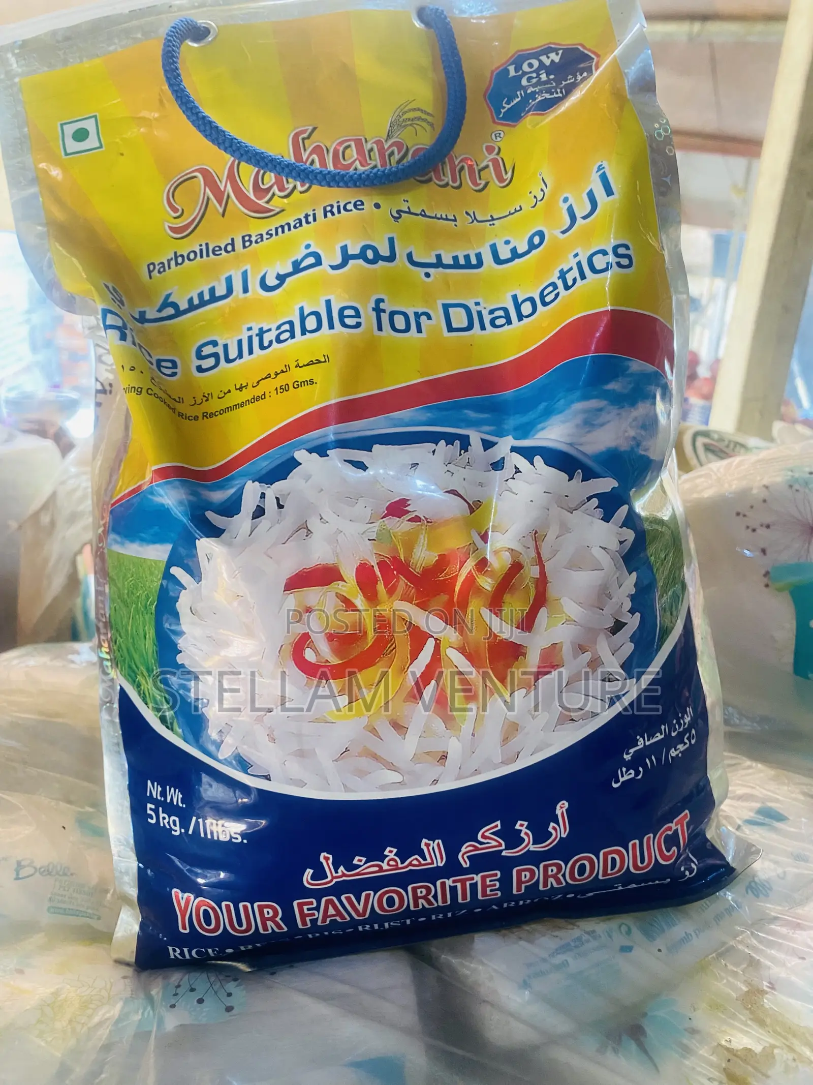 5kg Maharani Parboiled Basmati Rice