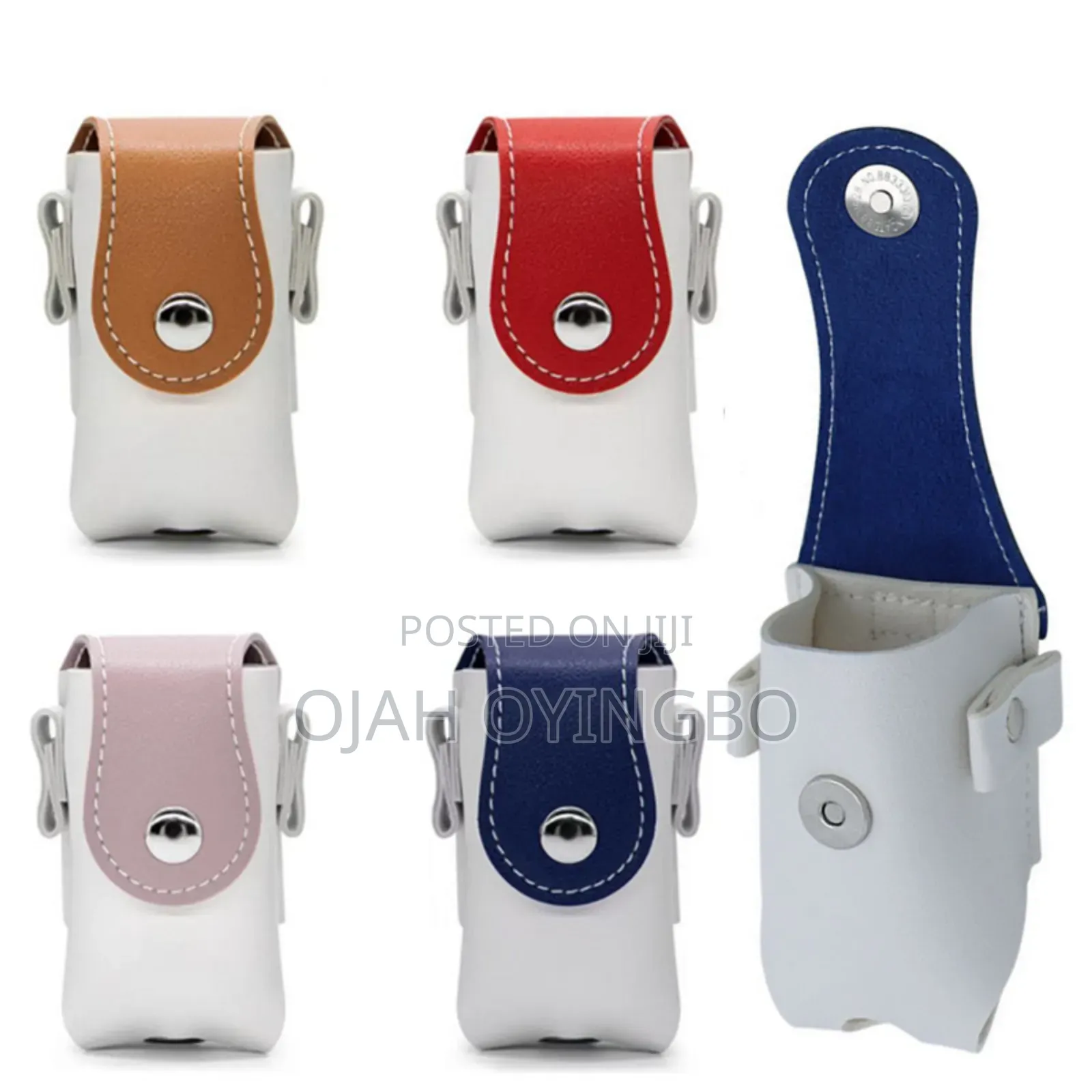Premium Leather Golf Ball Pouch – Belt Clip Bag
