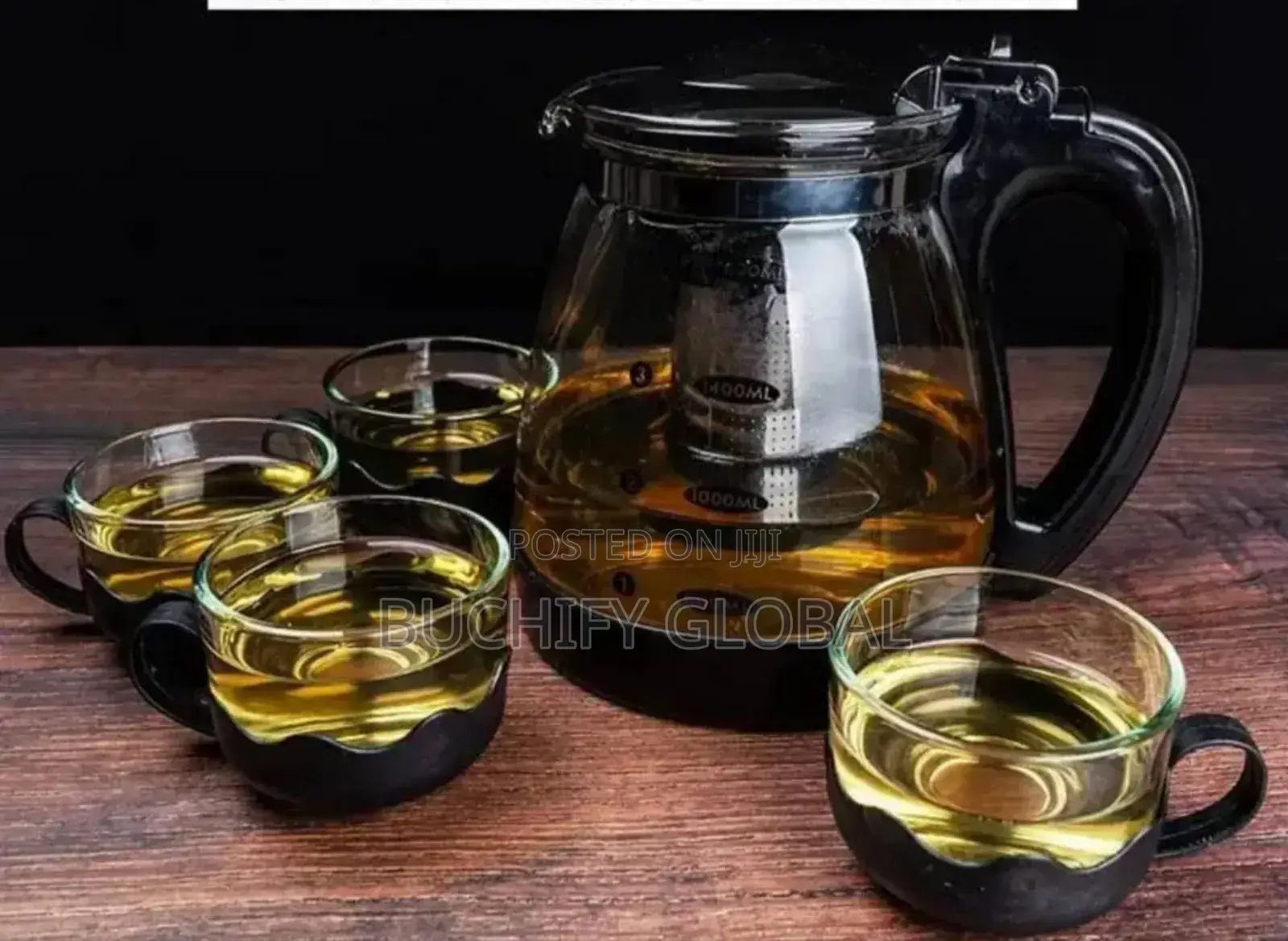 Tea Kettle With 4 Cups