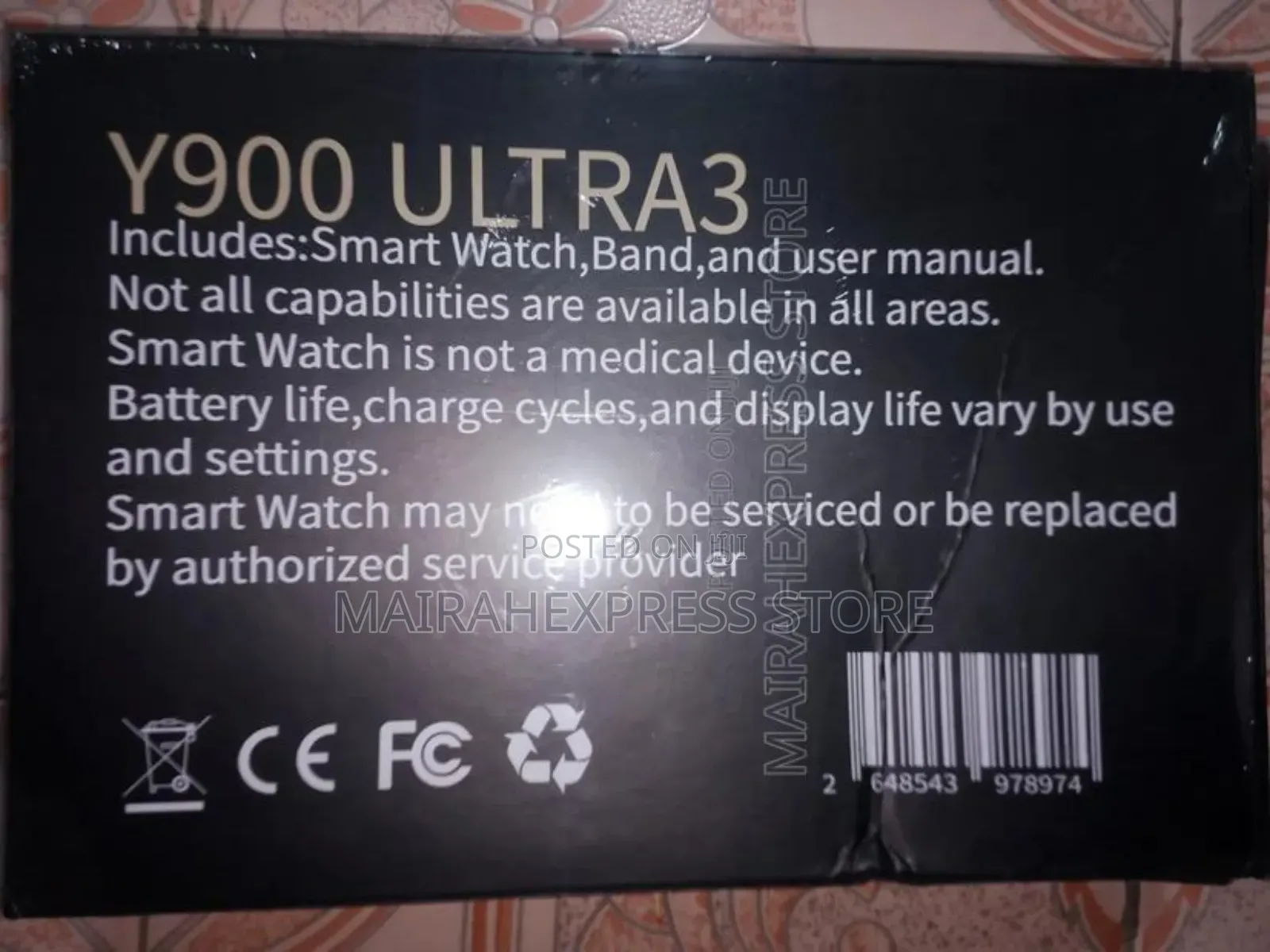 9in1 Y900 Ultrra3 Smart Watch