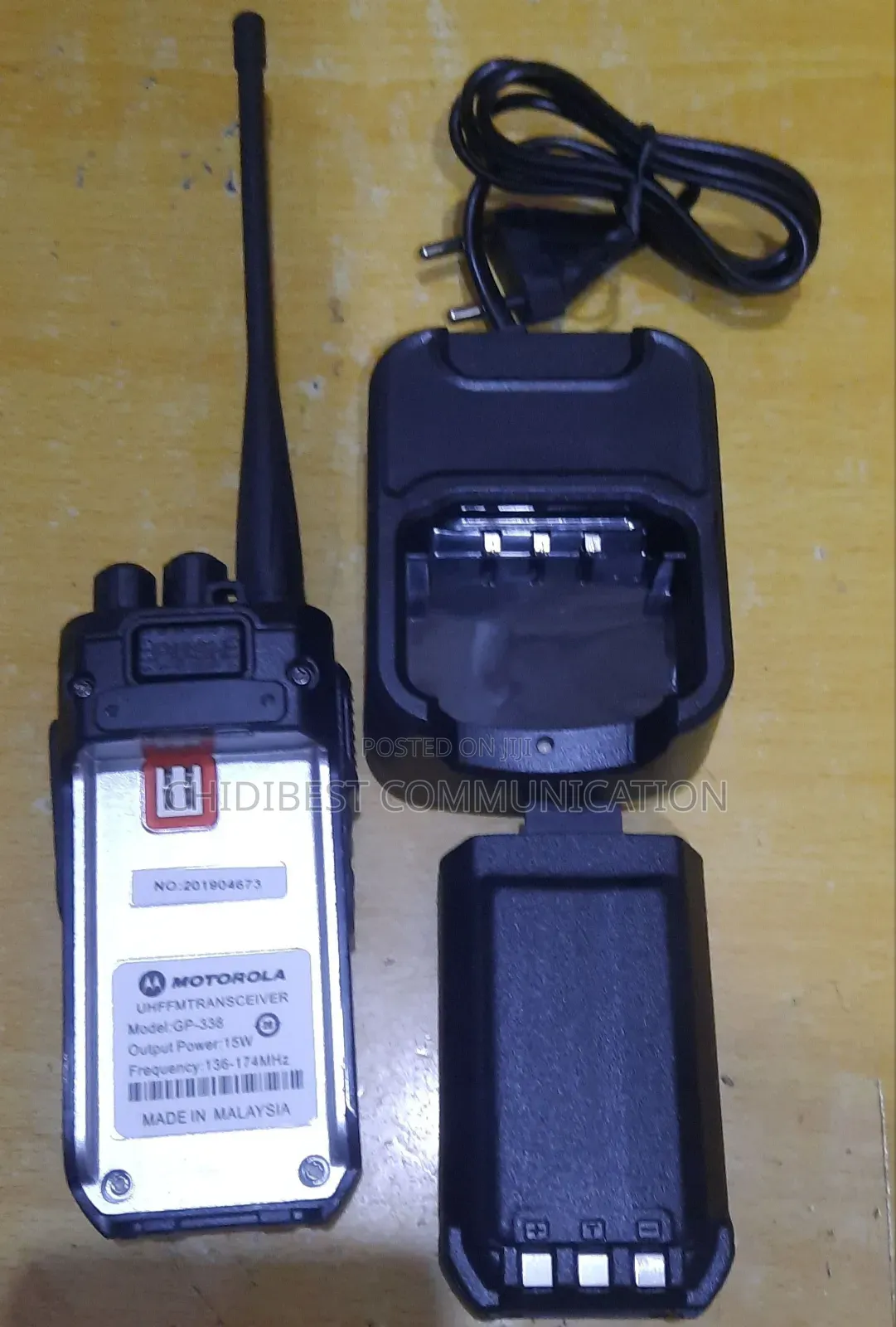 Gp338 Plus Motorola Walkie Talkie Radio