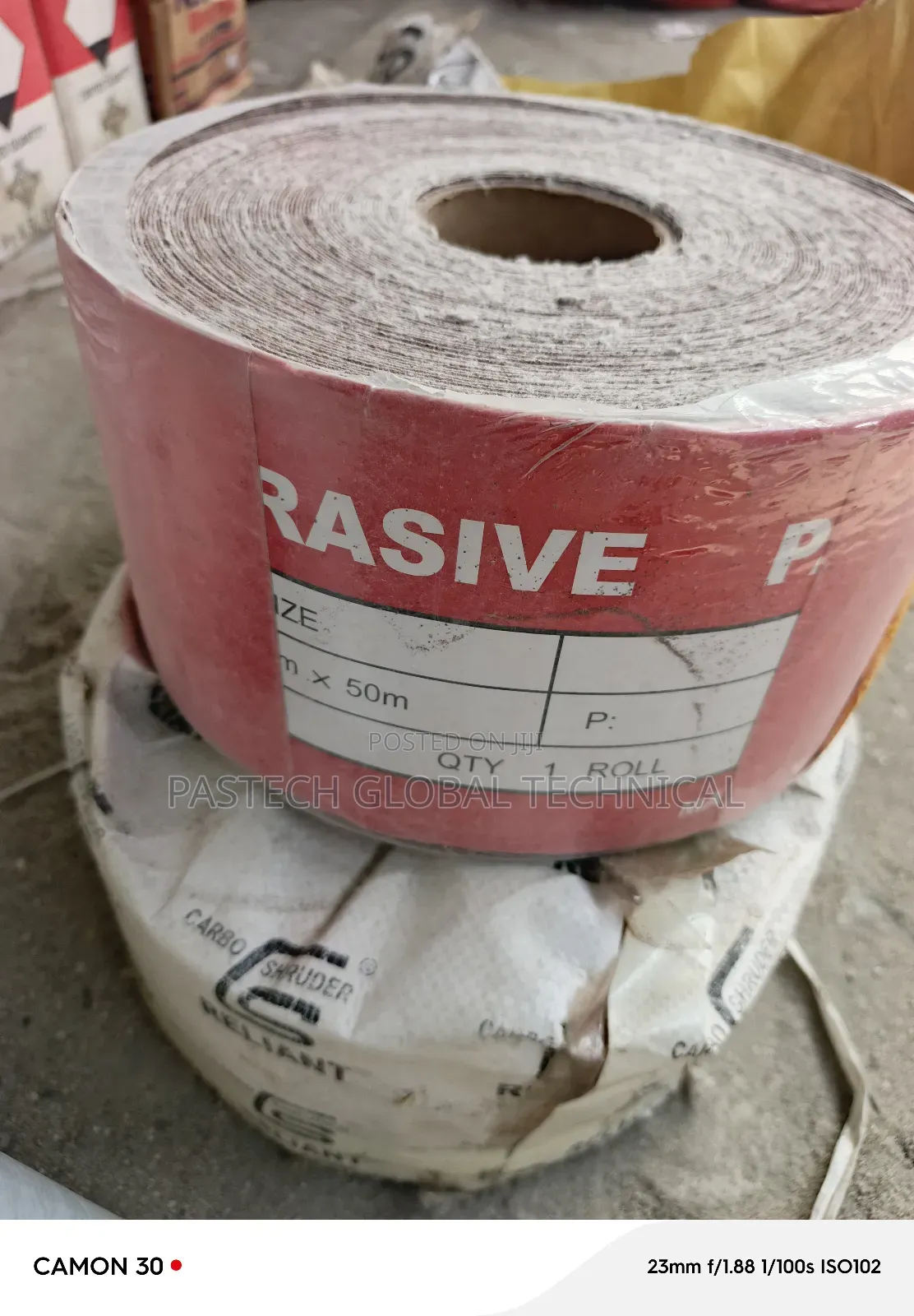 Abrasive Paper 150mm X 50m Length