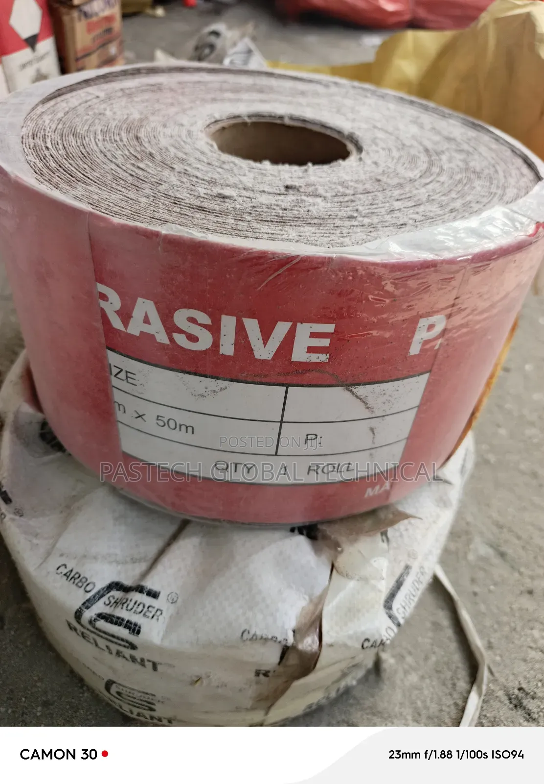 Abrasive Paper 150mm X 50m Length