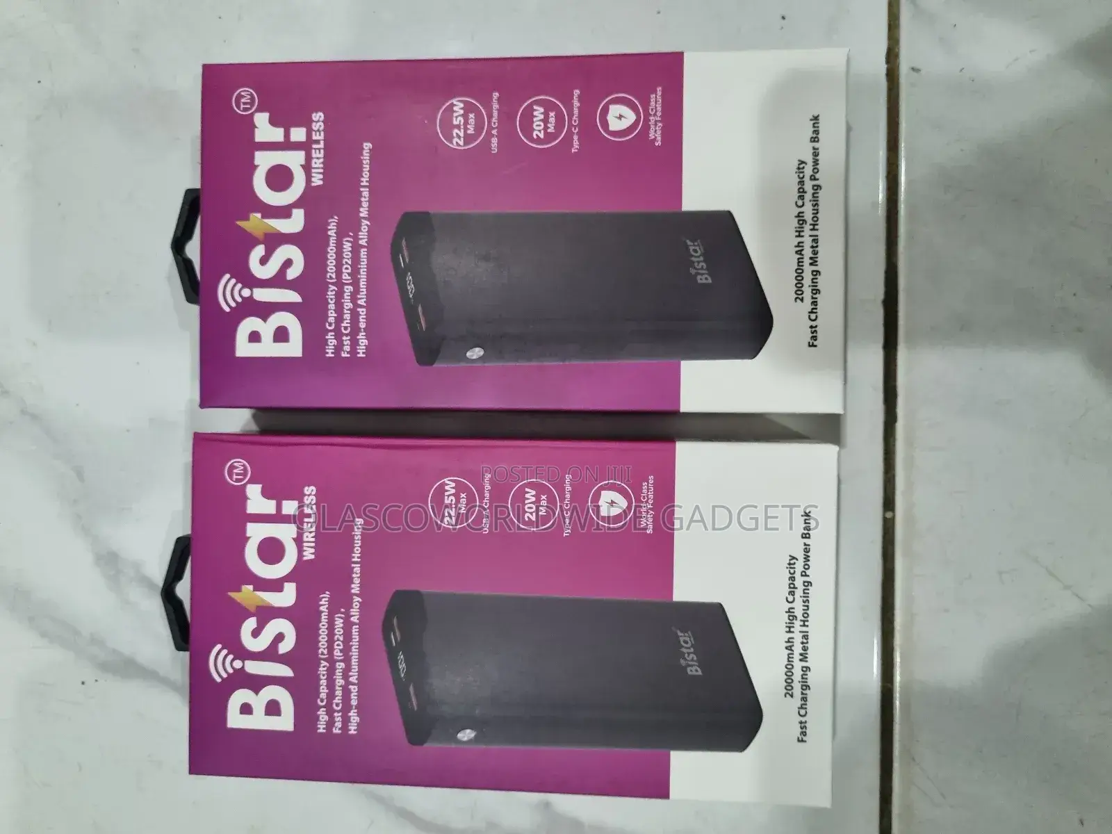 Brand New Bistar Power Bank Available Original