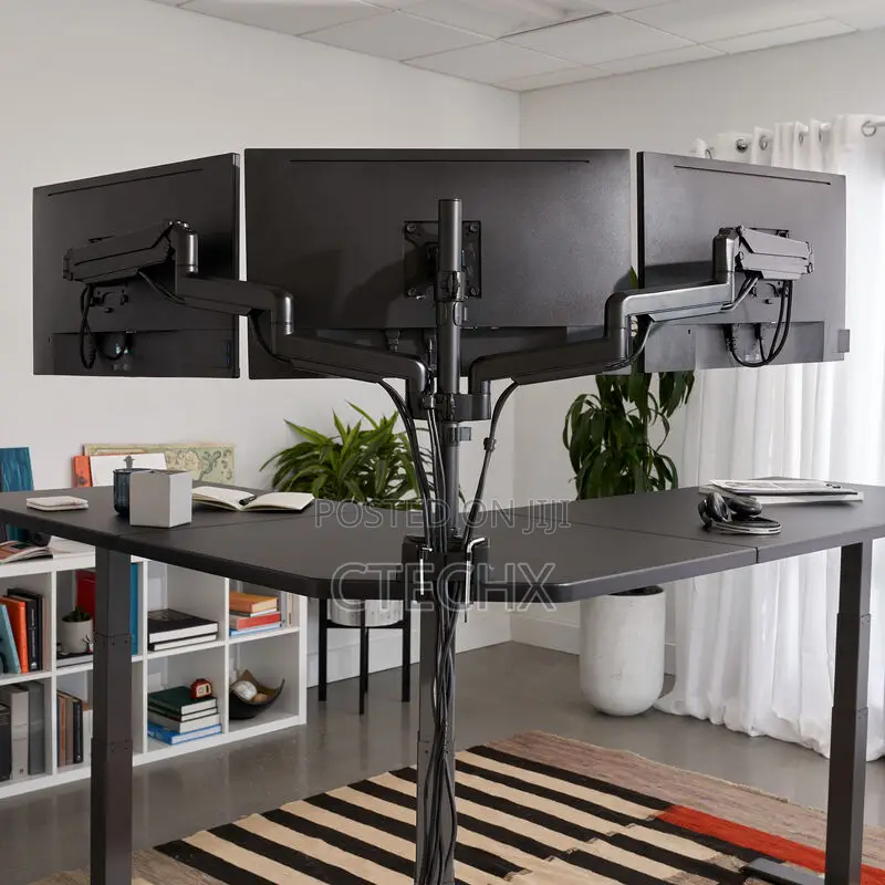 Huanuo Triple Monitor Mount for 17 to 32 Inch