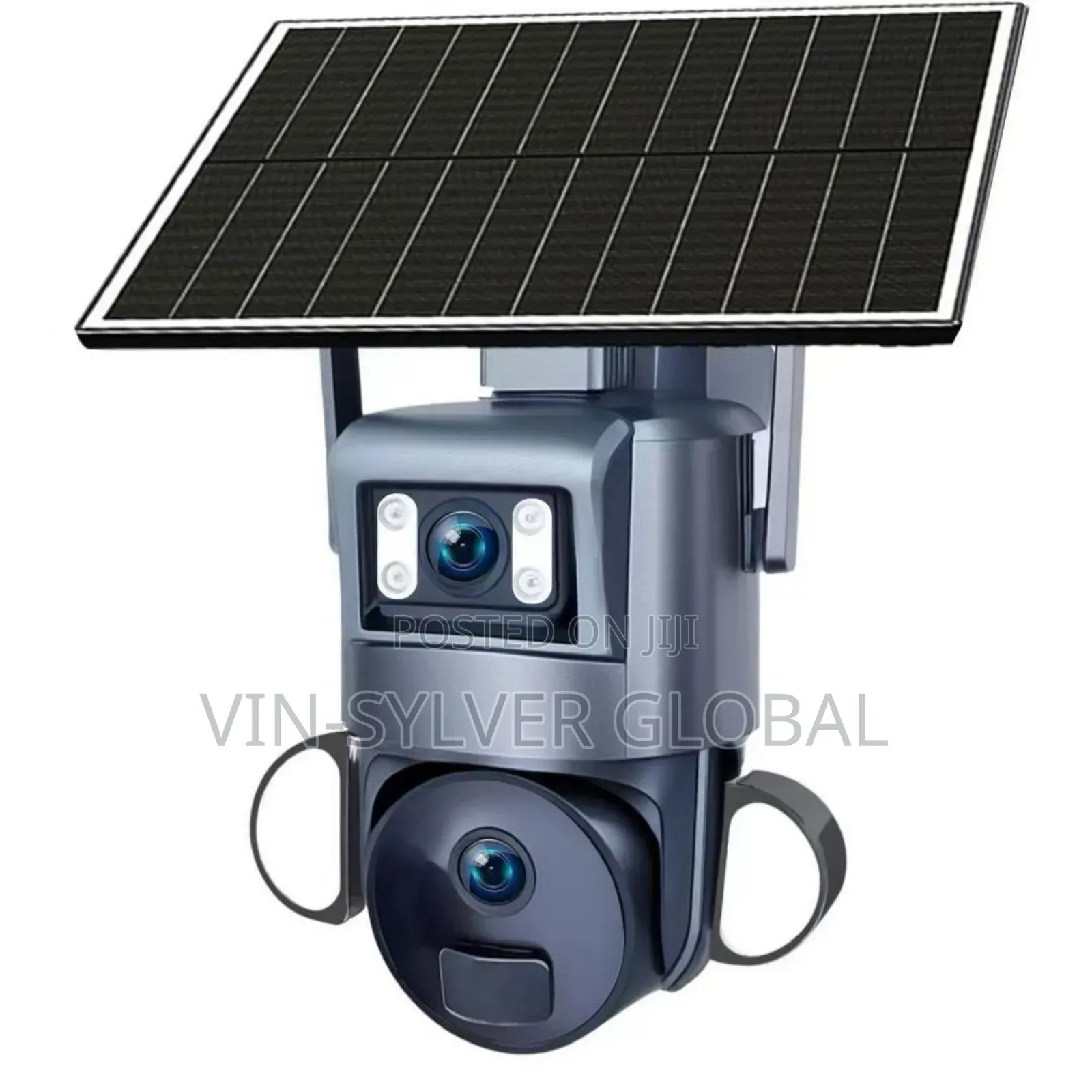 Solar Powered 4g Simcard Rotational CCTV Camera Dual Screen