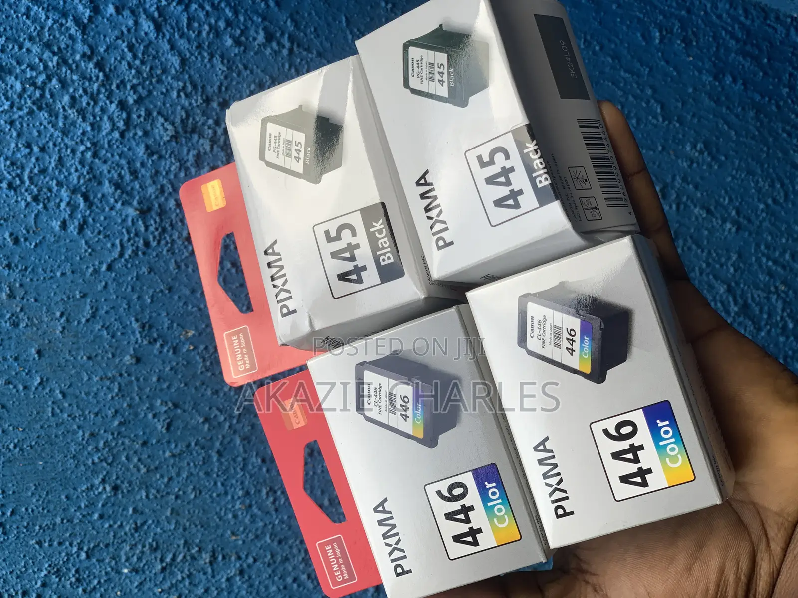 Canon Pixma 445 BLK and 446 Colors