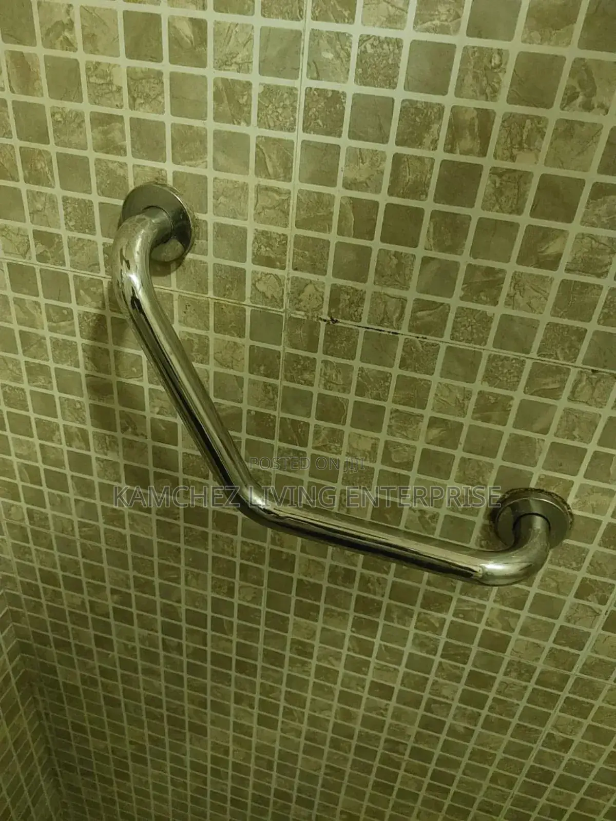 Jackwal Curved Support Grab Bar – Stainless Steel