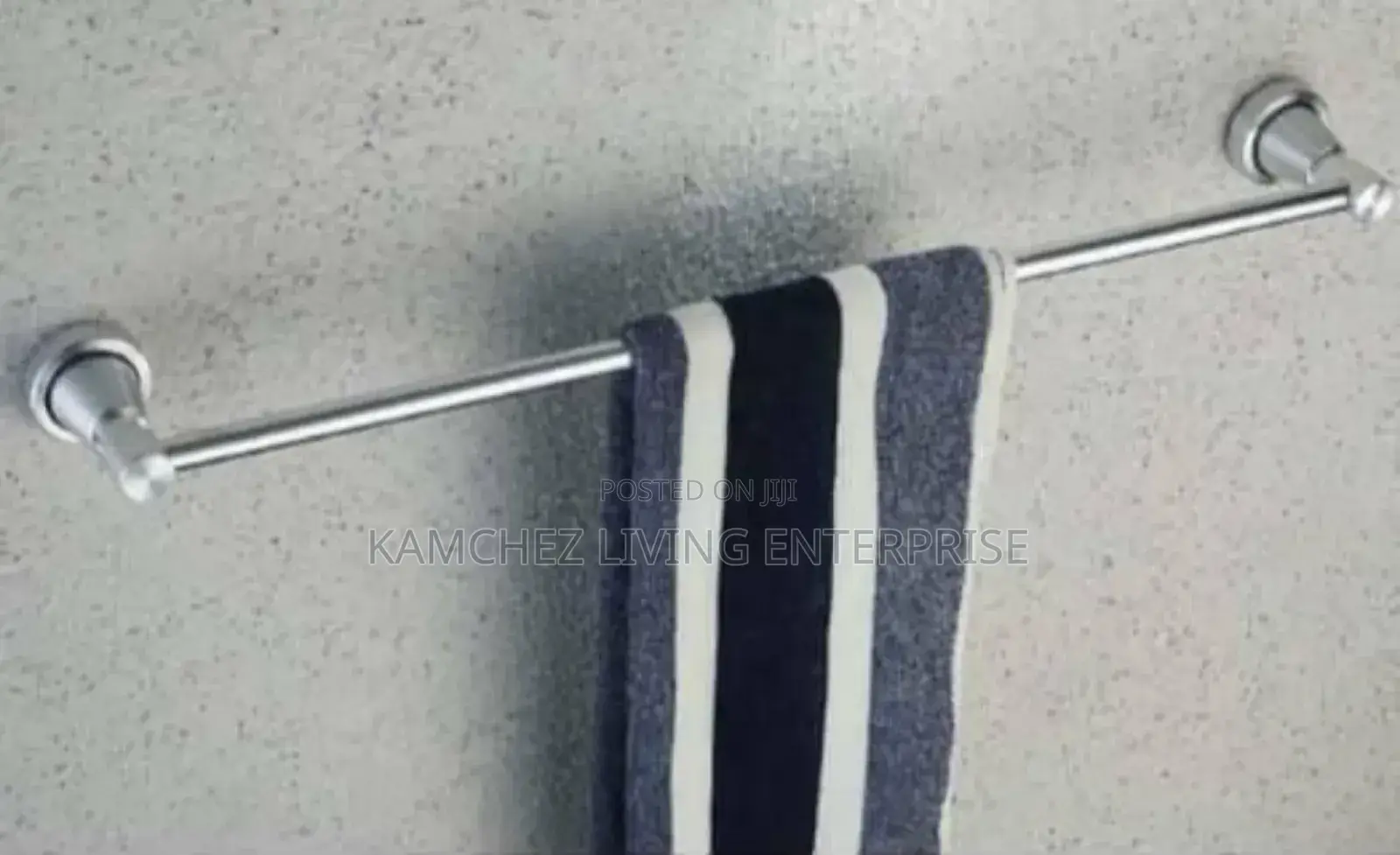 90cm Wall-Mounted Stainless Steel Towel Rod – Durable Sleek