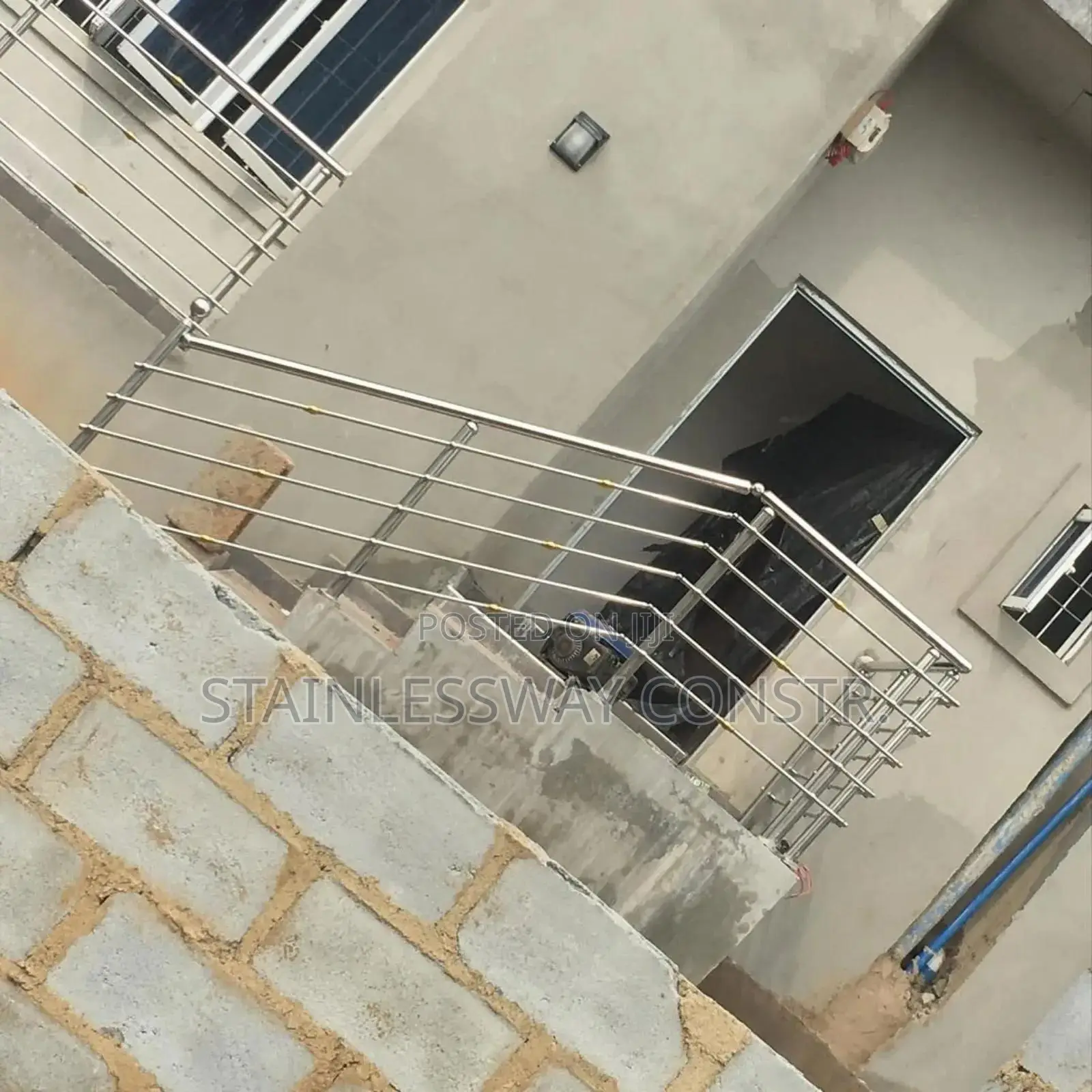 Stainless Balcony Adflare Railing