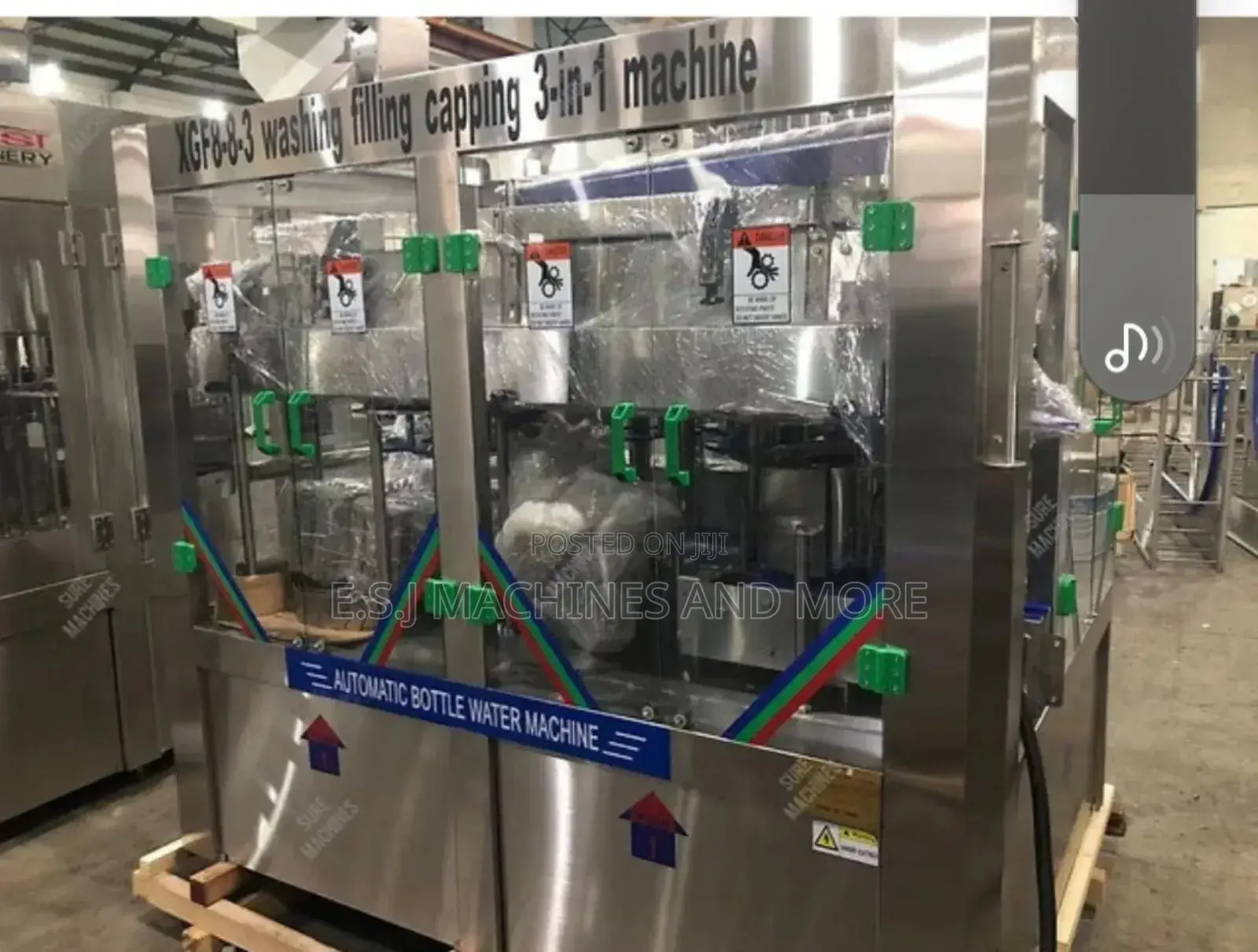 8-8-3 Monoblock Bottle Water Production Machine