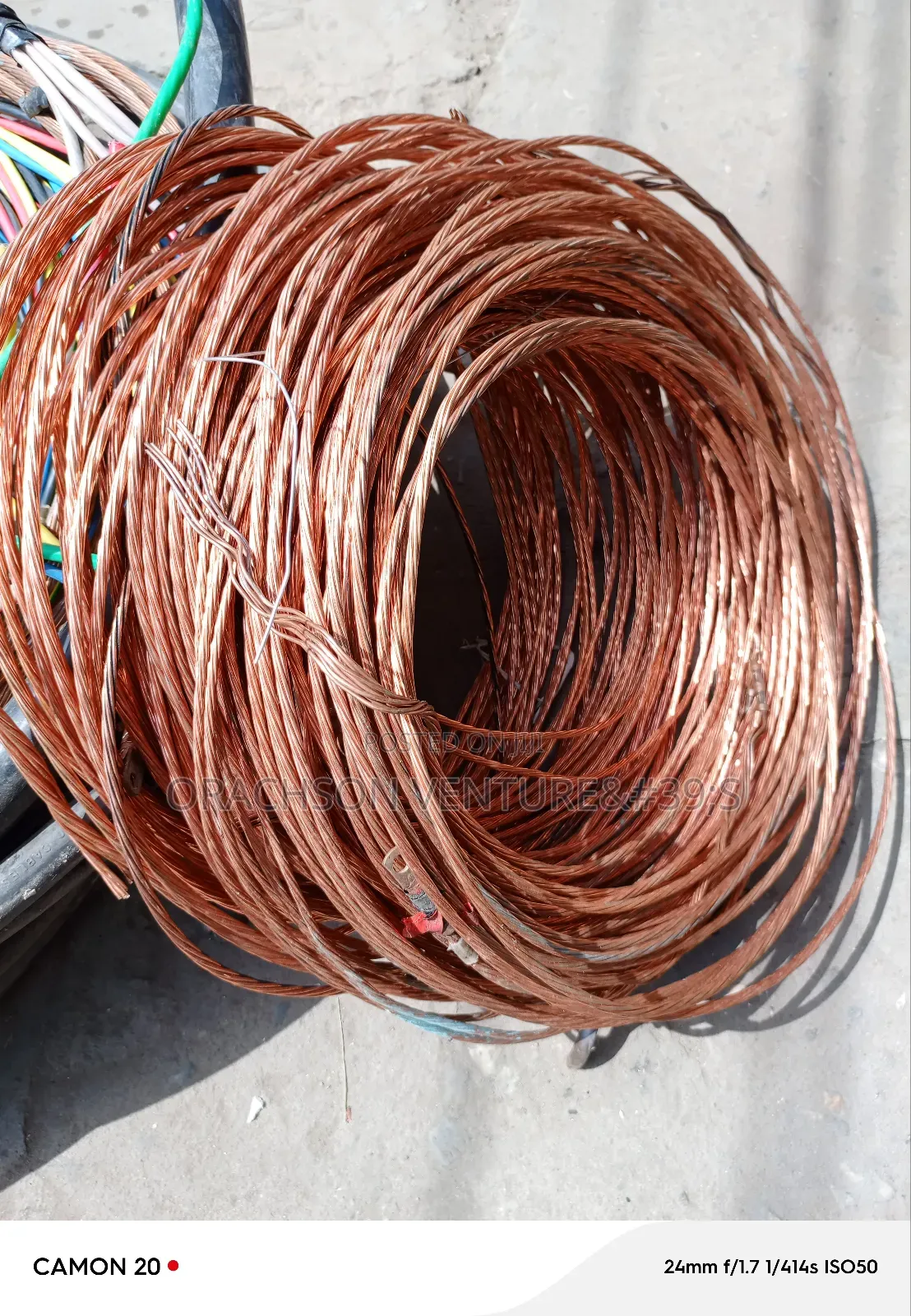 25mm Bare Copper Wire 100%