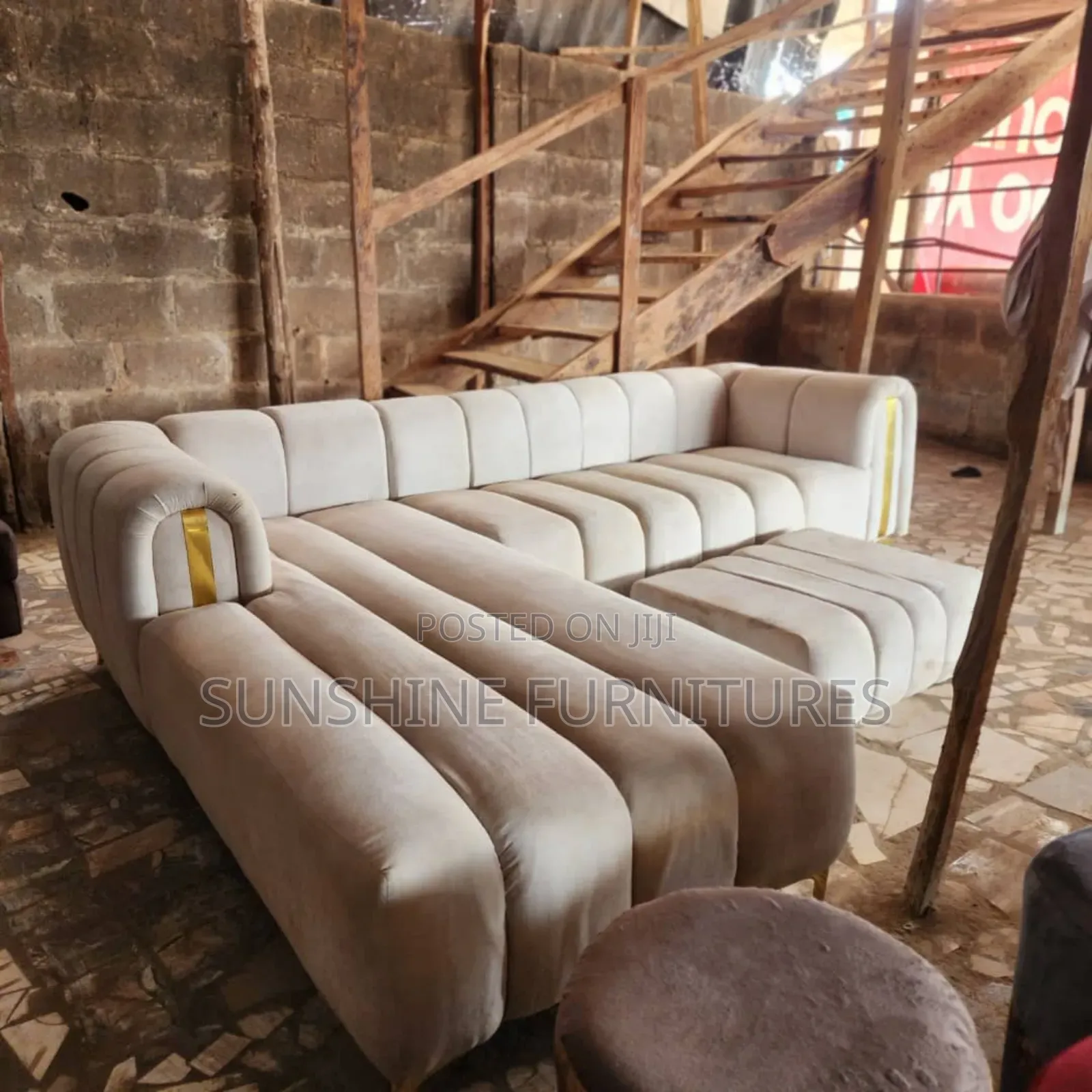 L-Shape Pattern Sofa