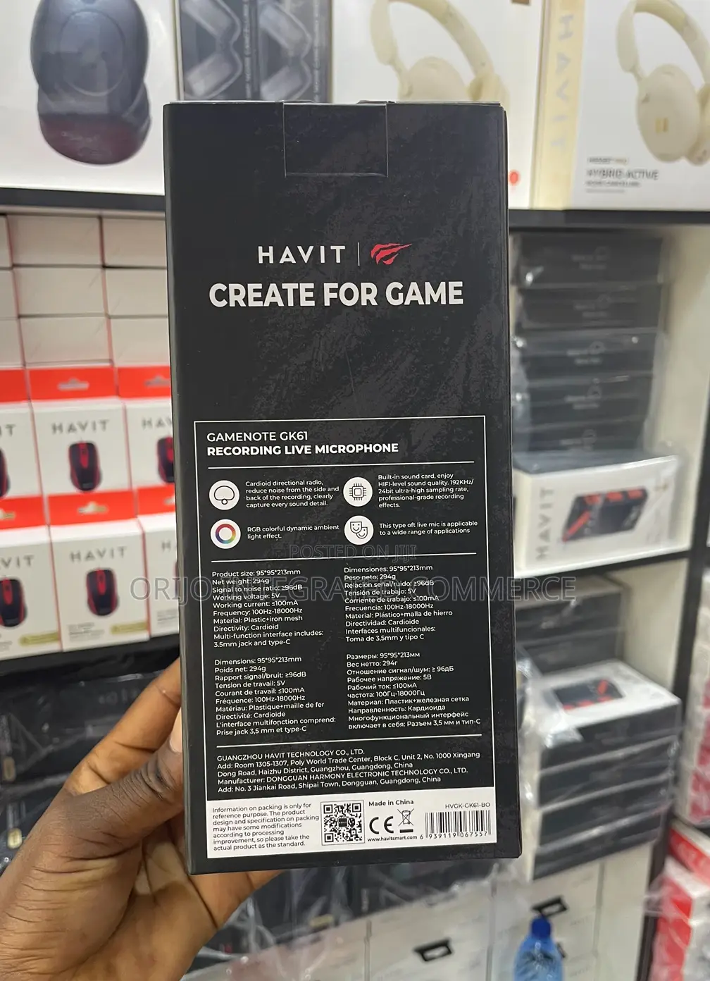 Gamenote Gk61 Recording Live Microphone