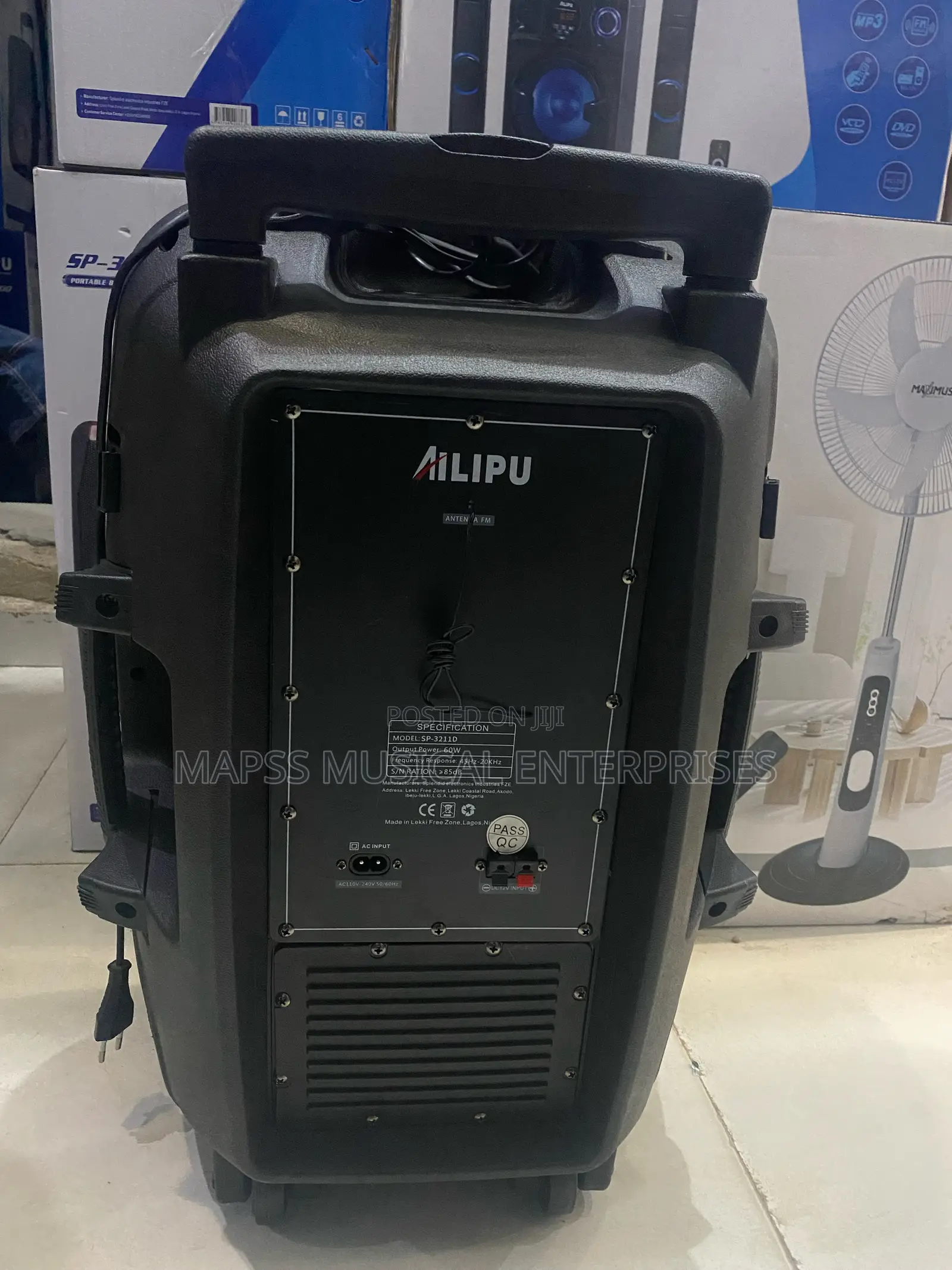 Ailipu Sp-3211d 12-Inch Rechargeable Pa System