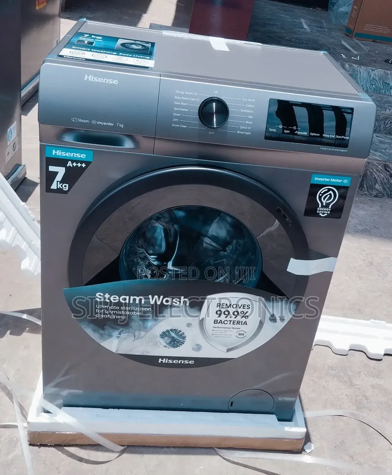 Hisense 7kg Automatic Inverter Washing And Spinning Machine
