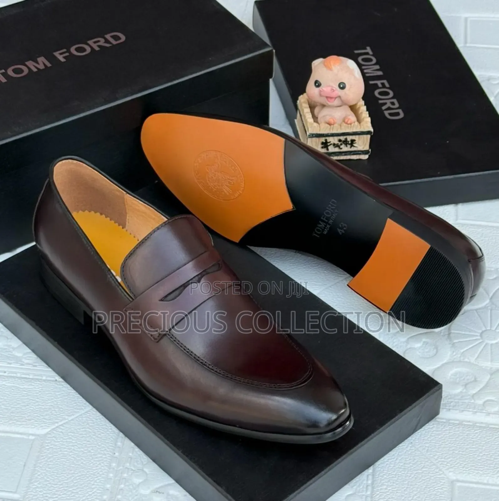 Men's Tom Ford Coperate Pull on Leather Shoes