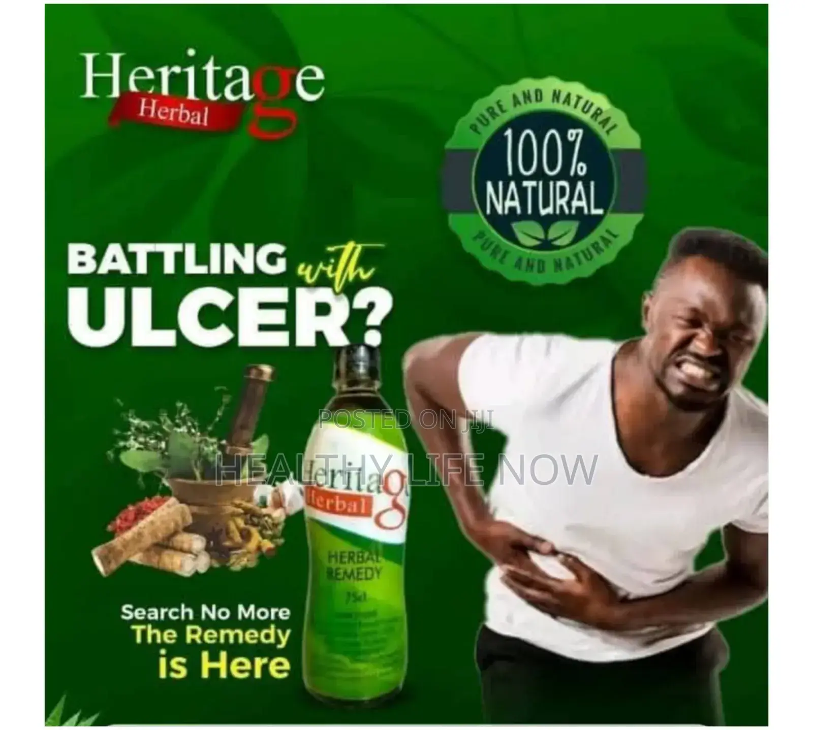 Battling With Ulcer Get It Treated With Heritage Herbal