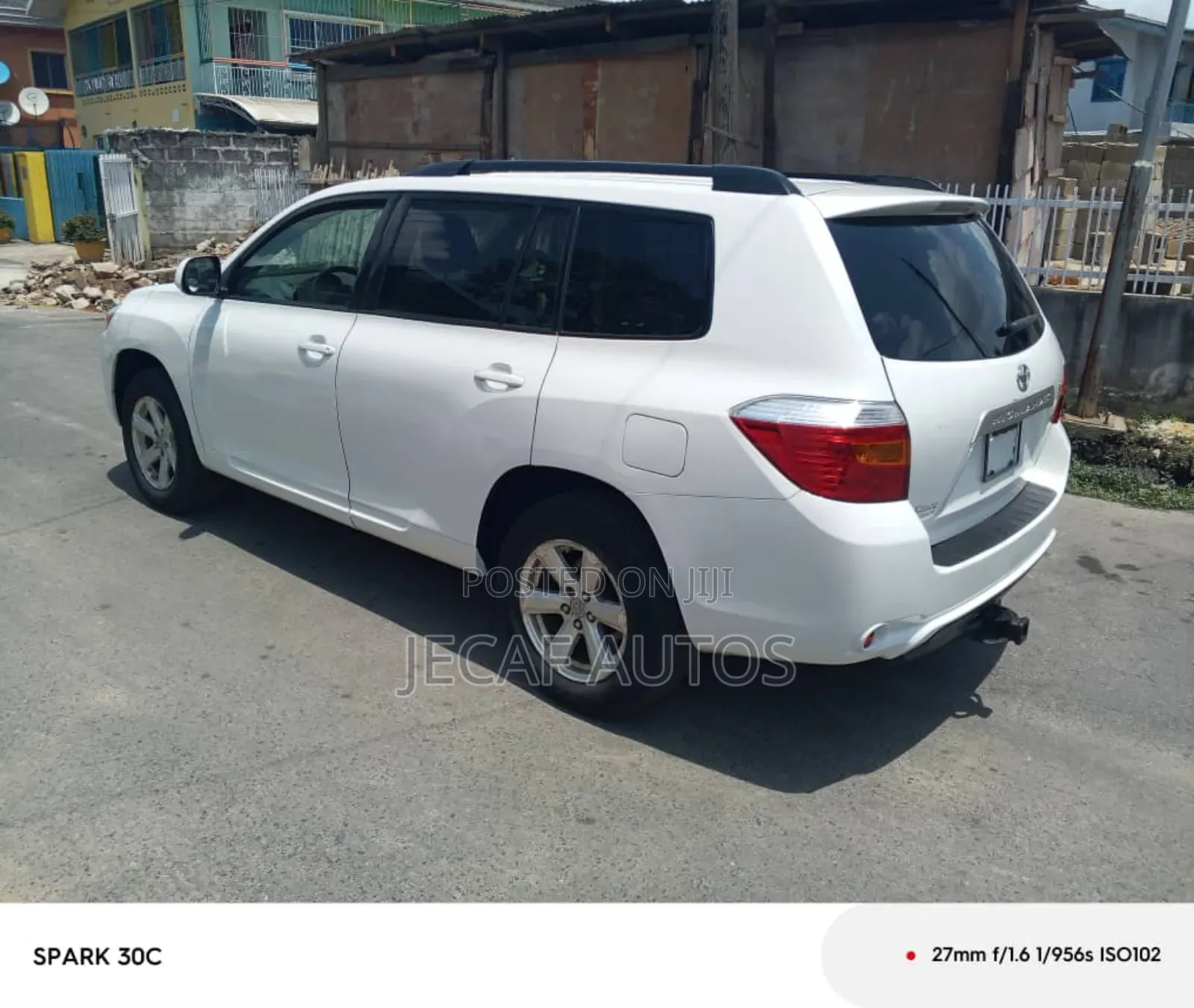 Toyota Highlander 4x4 2008 White