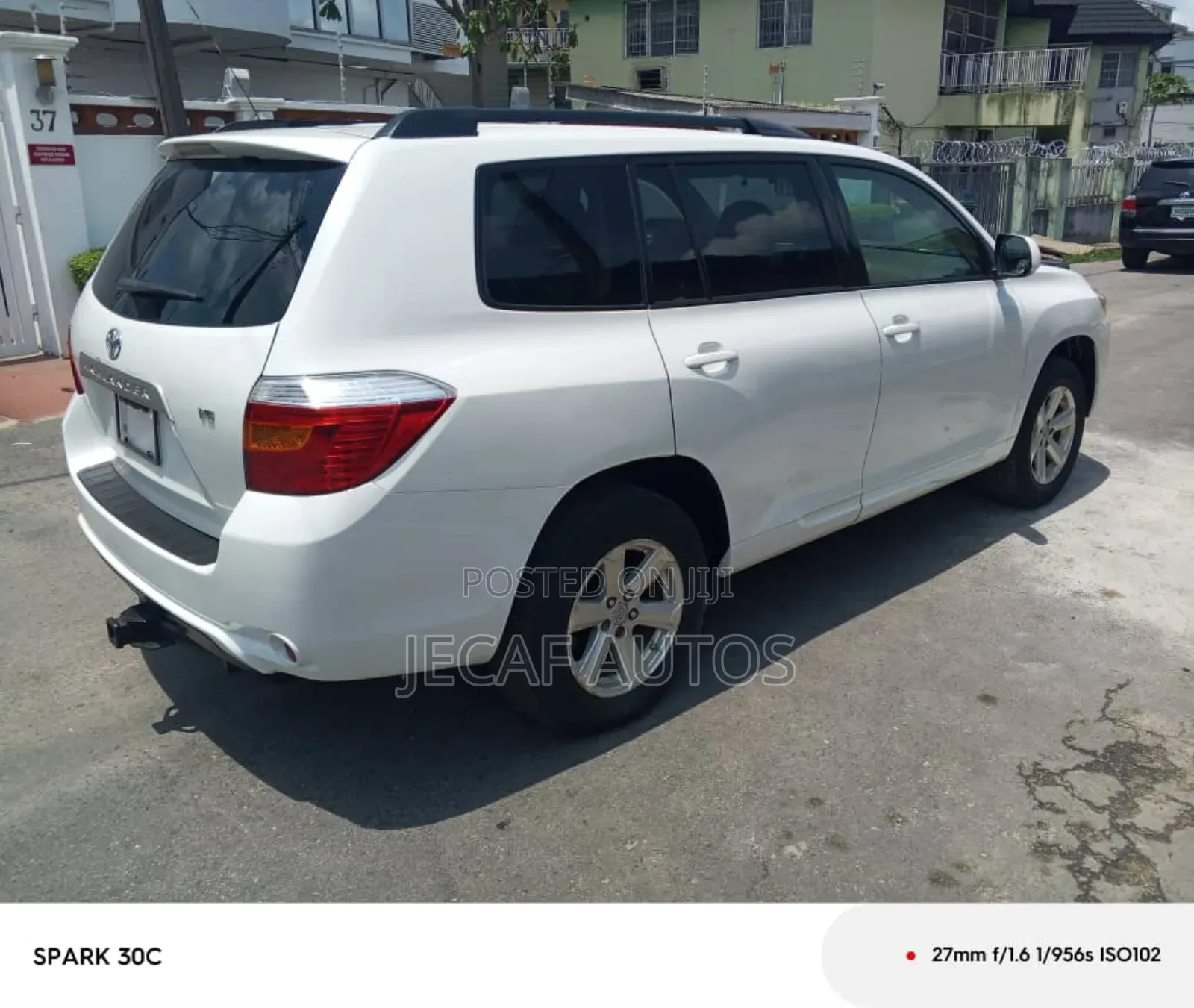 Toyota Highlander 4x4 2008 White