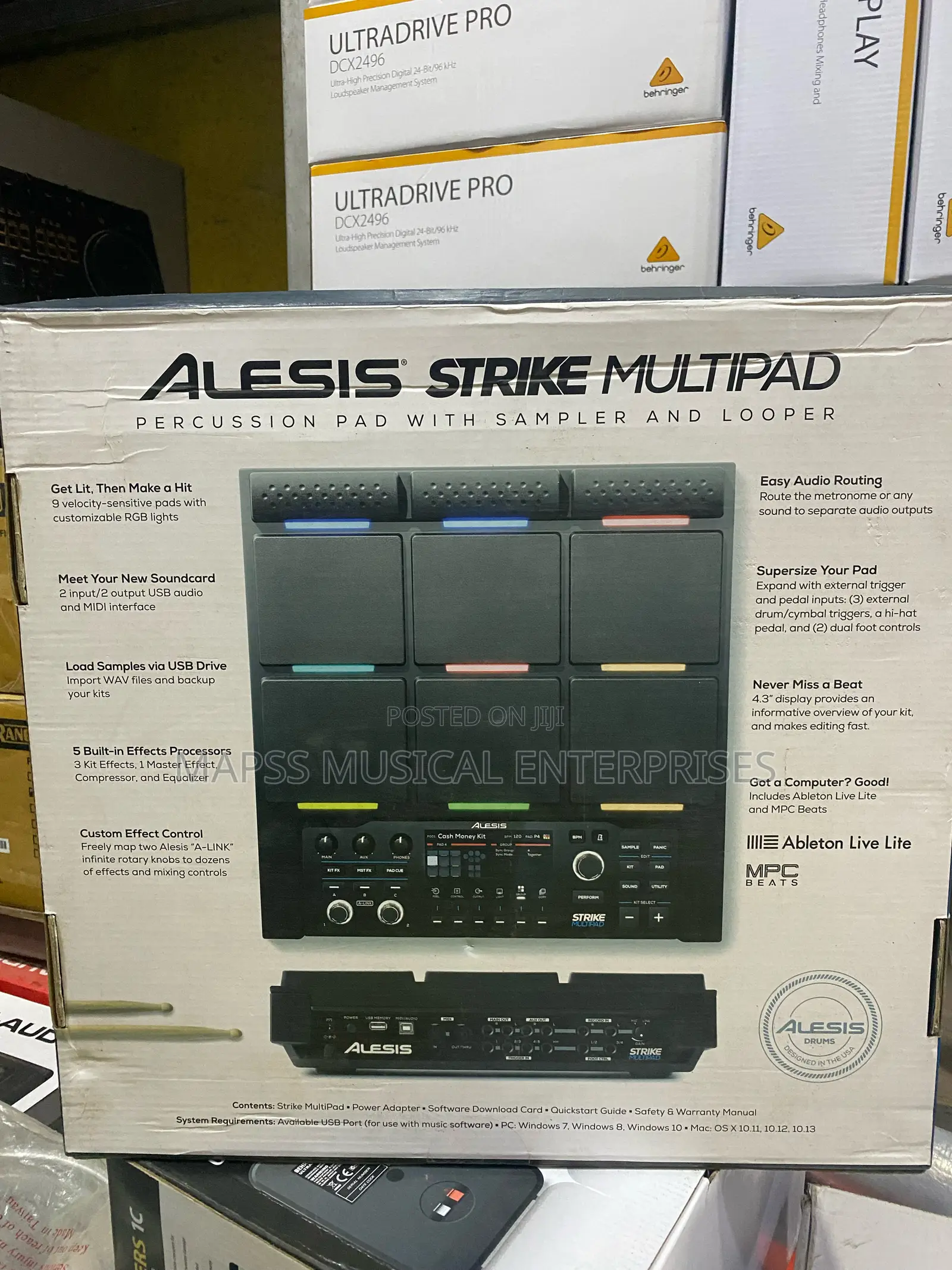 Strike Multipad Percussion Pad With Sampler and Looper