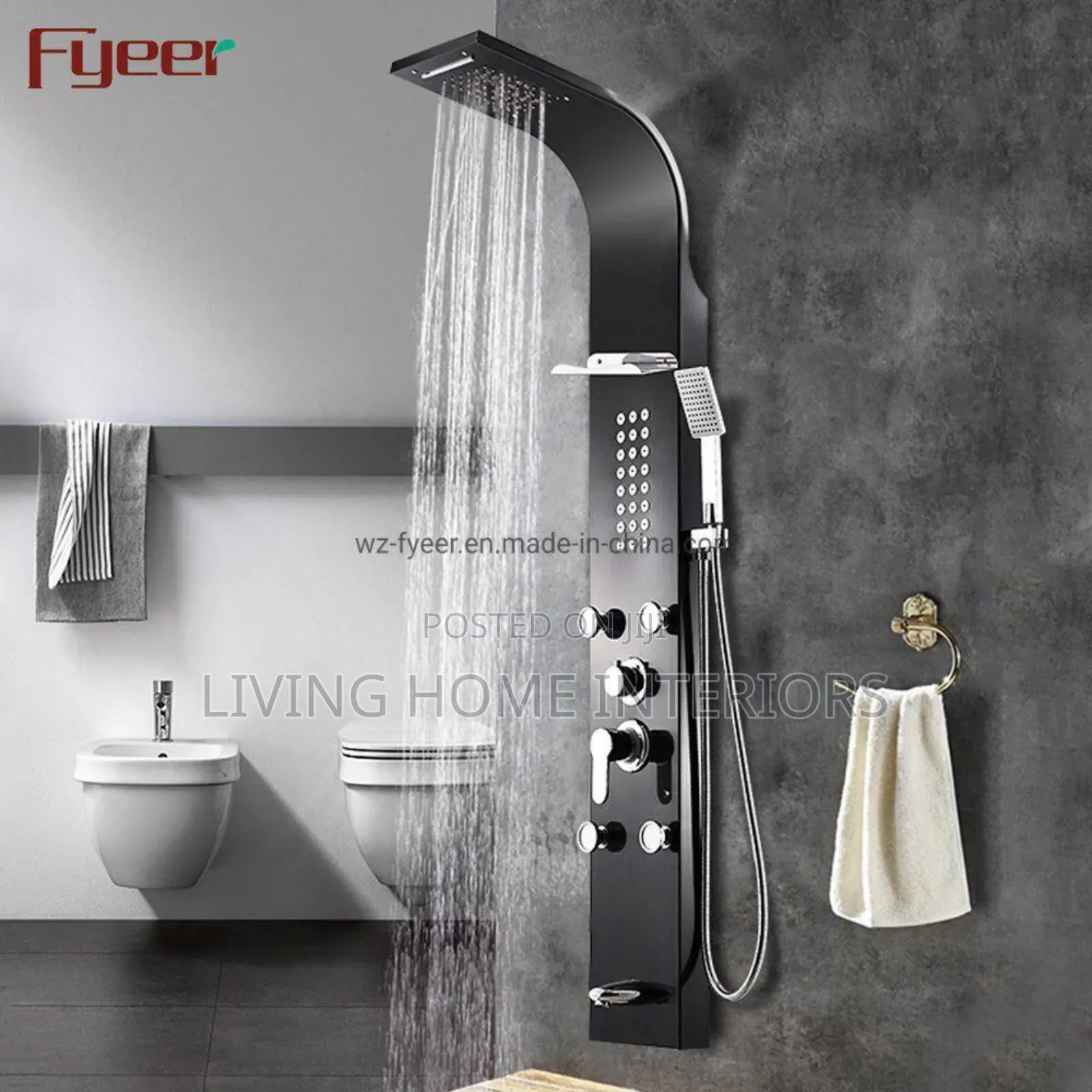 Black Power Shower