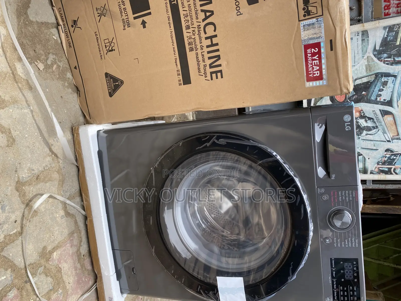 Lg 9kg Front Loader Washing Machine