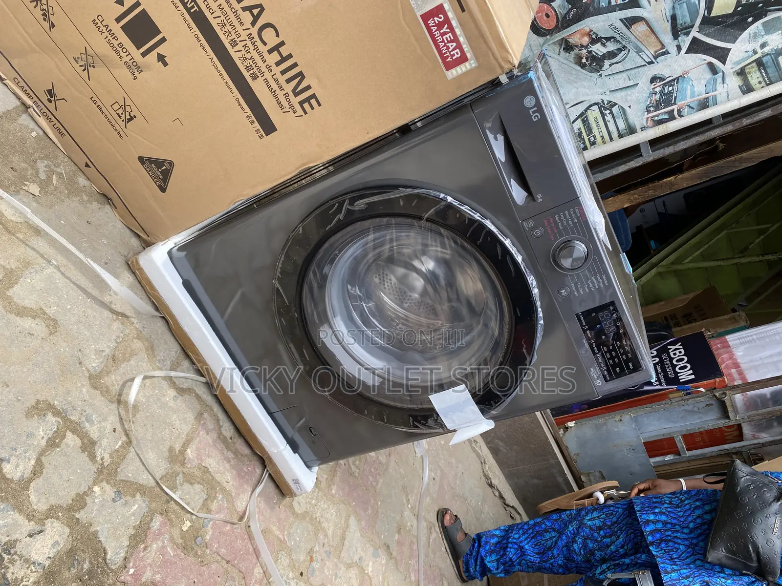 Lg 9kg Front Loader Washing Machine