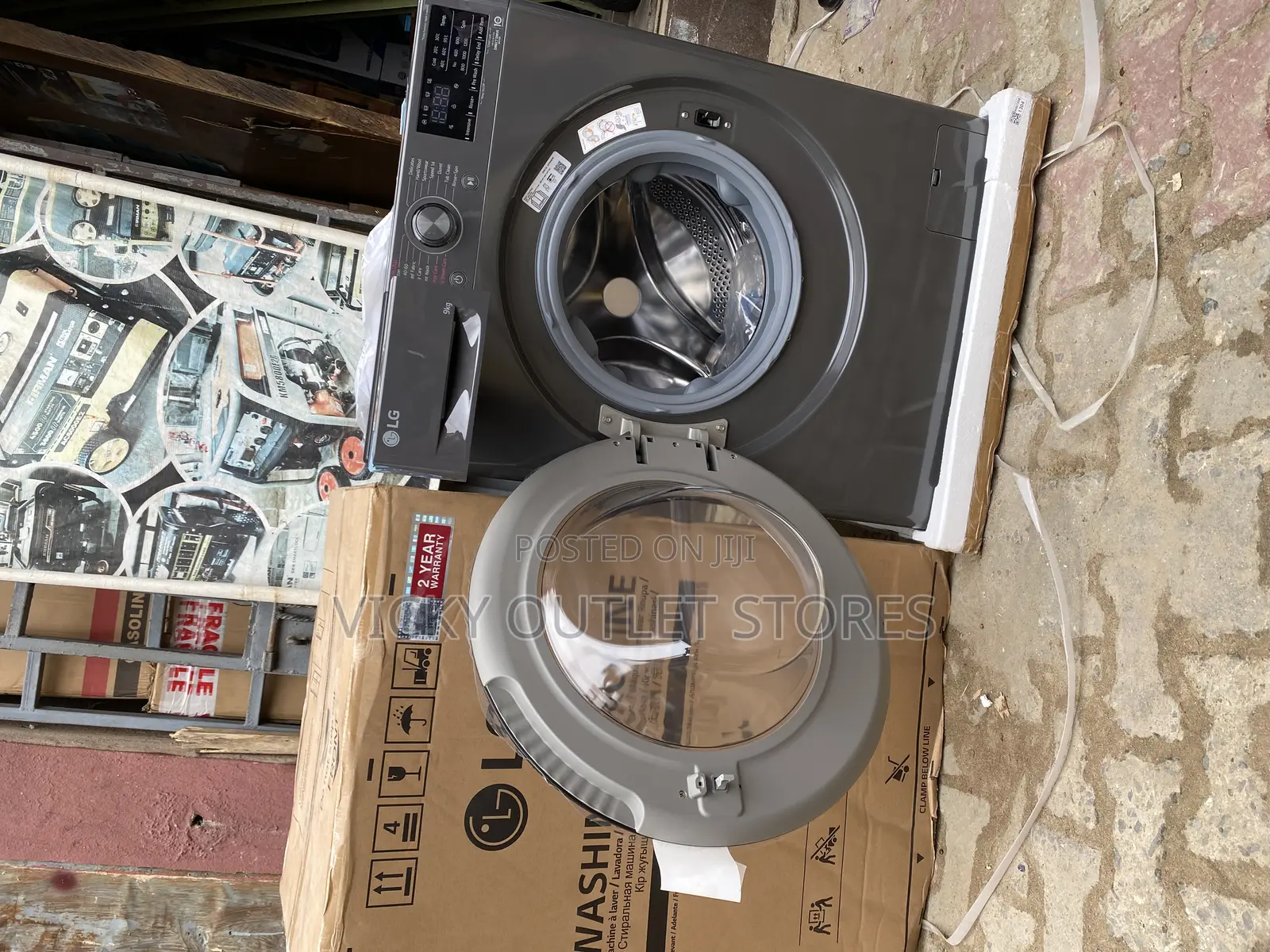 Lg 9kg Front Loader Washing Machine