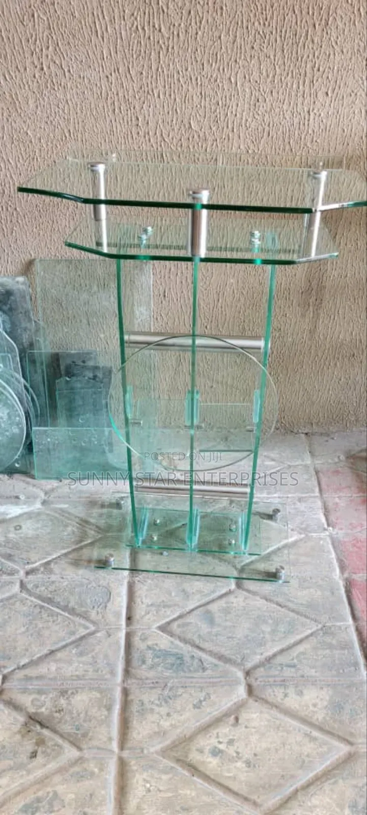 High Quality Executive Thick Glass Pulpit for Church