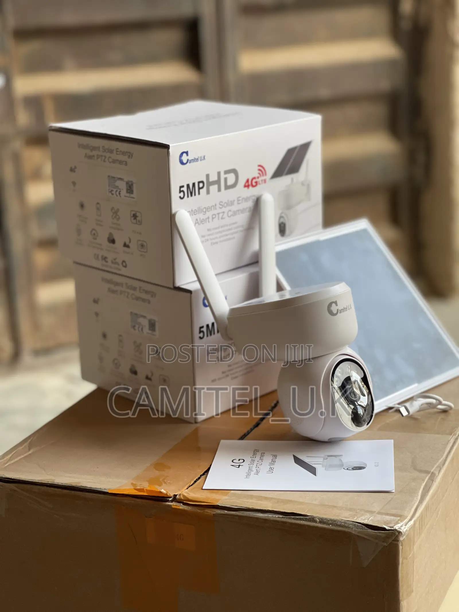 4g Ubox Intelligent Solar Energy Alert PTZ Camera