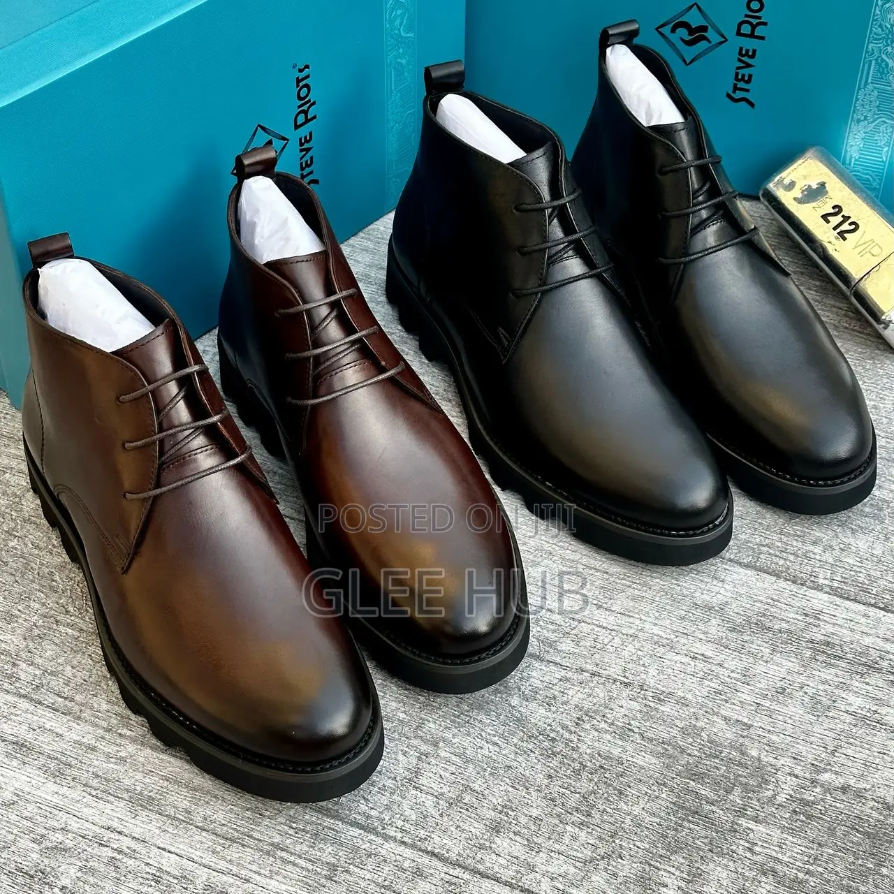 Luxury Leather Ankle Shoes