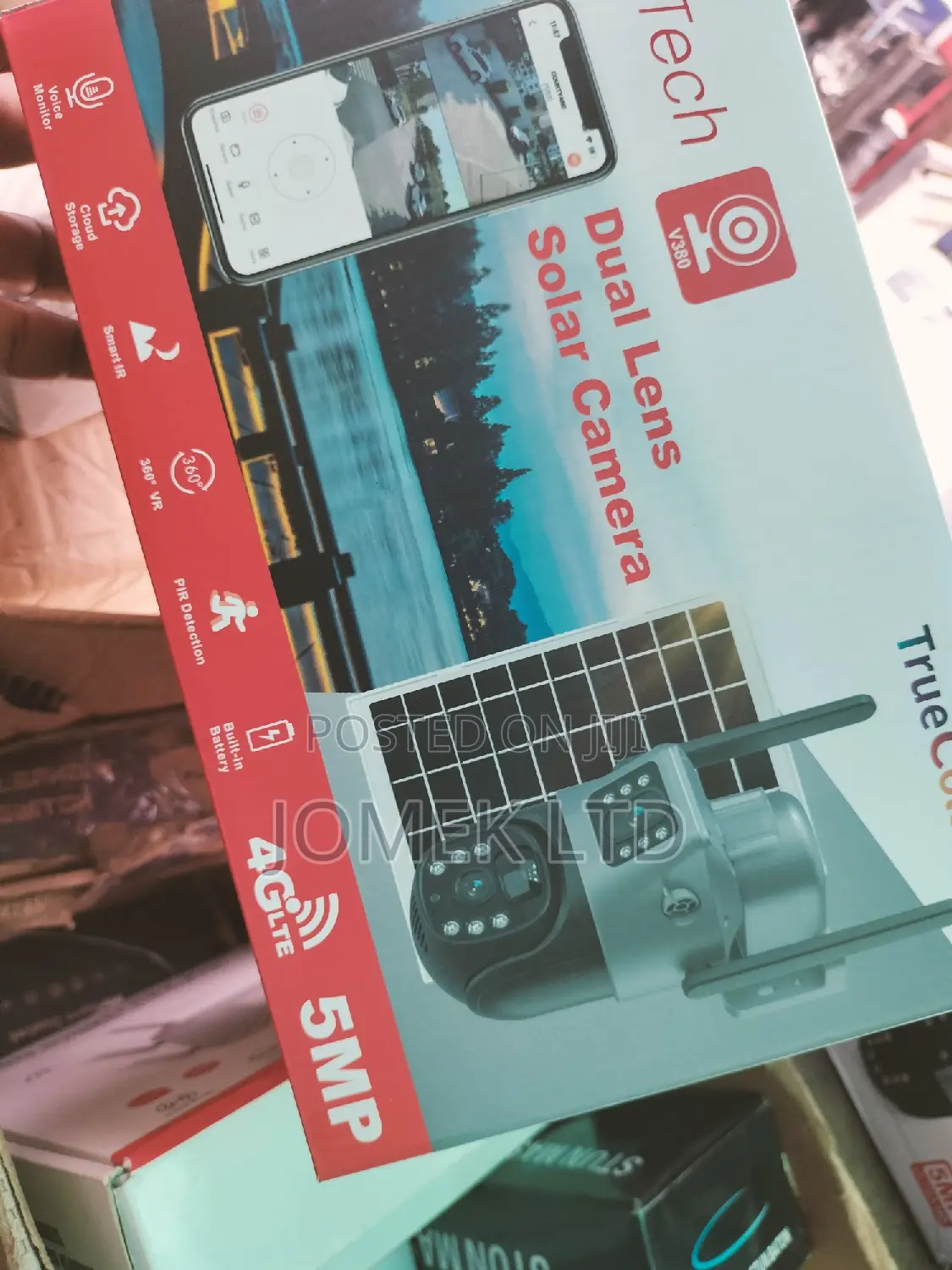 Solar Powered CCTV Camera 4g Simcard PTZ