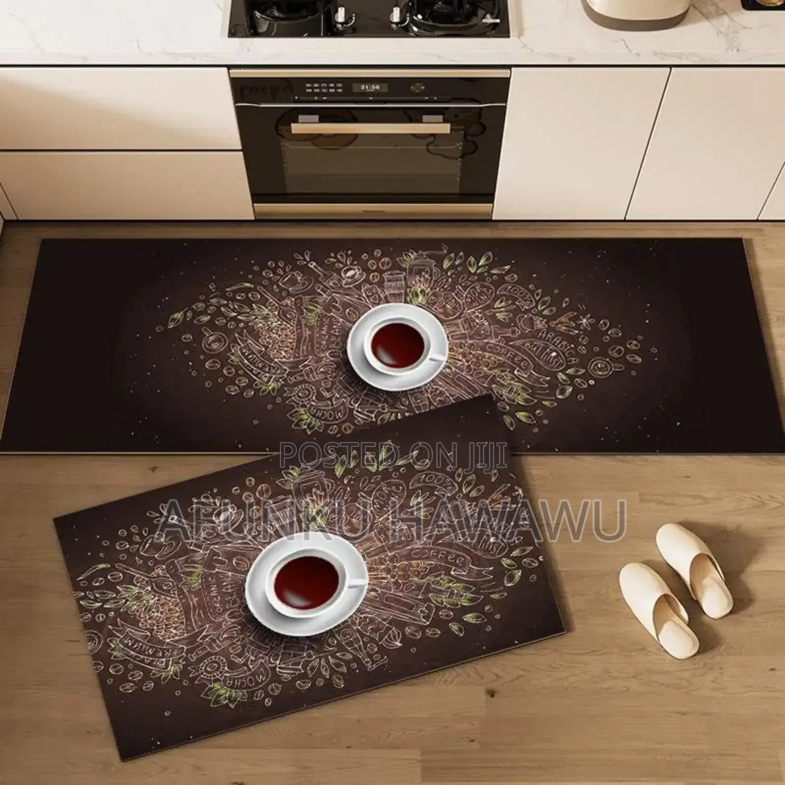 Polyester 2 in 1 Kitchen Mat