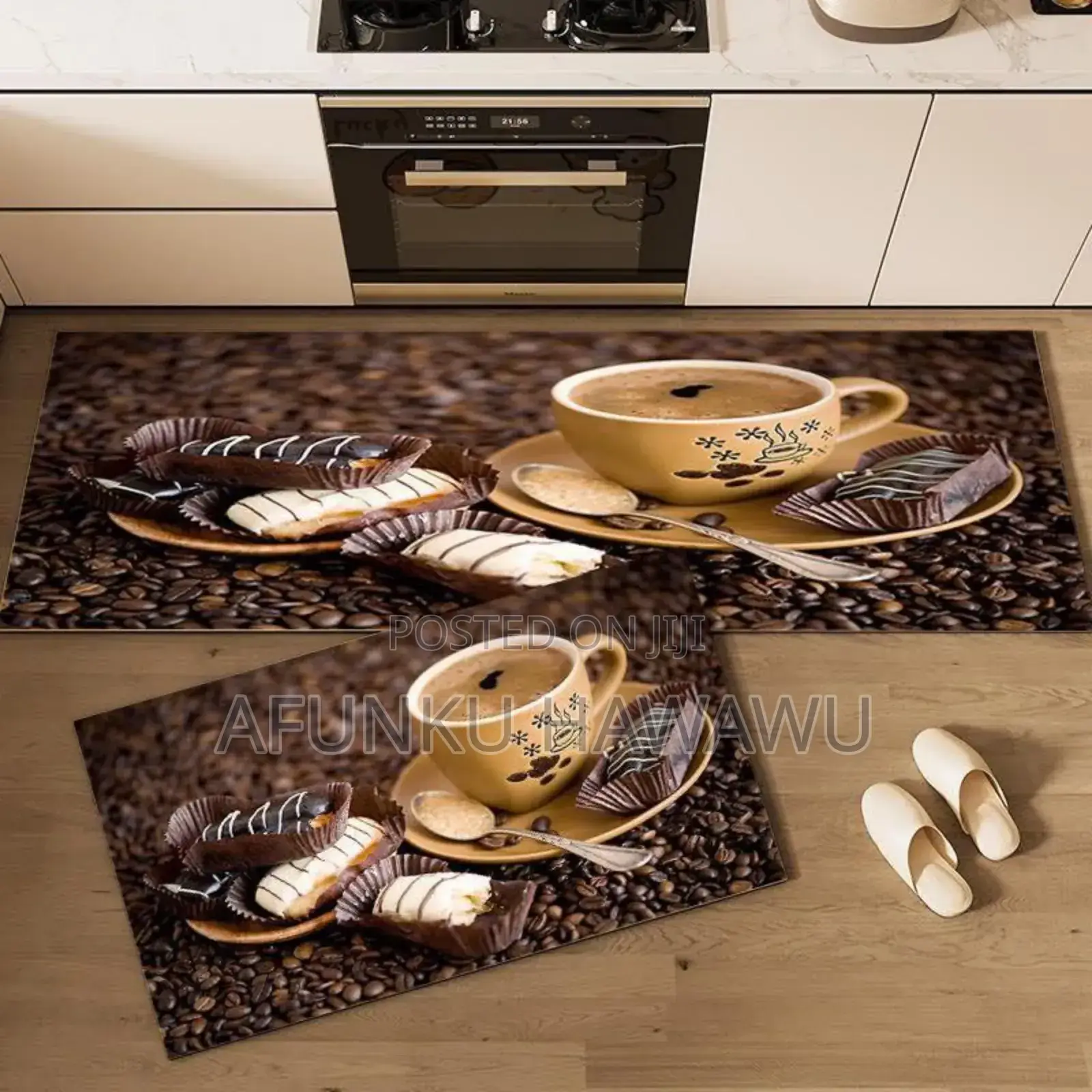 Polyester 2 in 1 Kitchen Mat