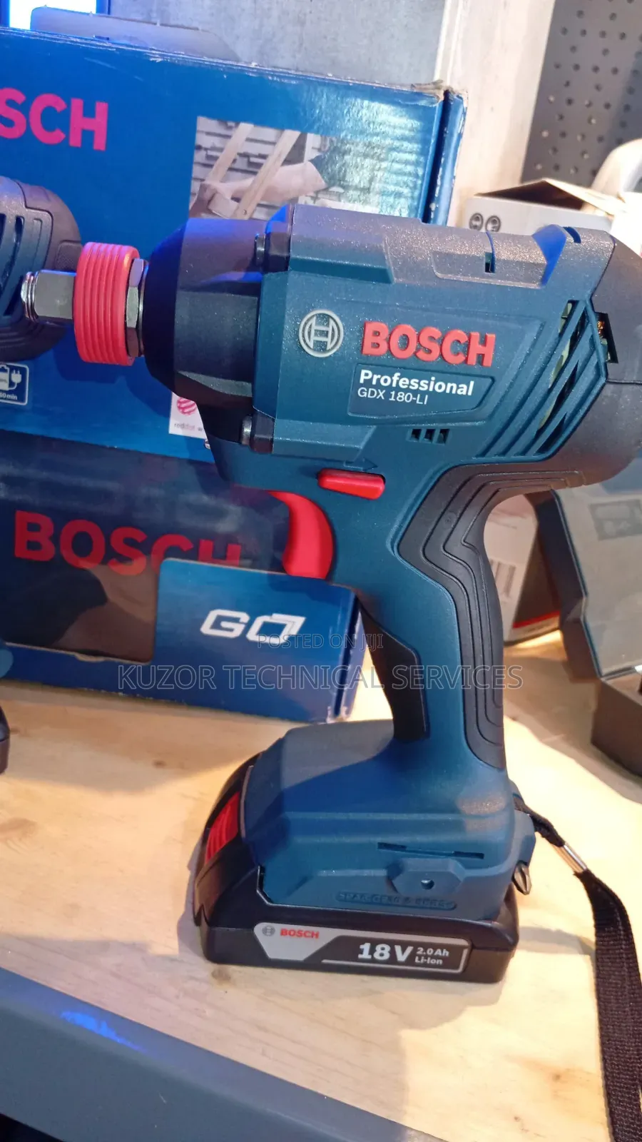 Bosch GDX 180li Impact Wrench Machine 18v 1/2" Drive
