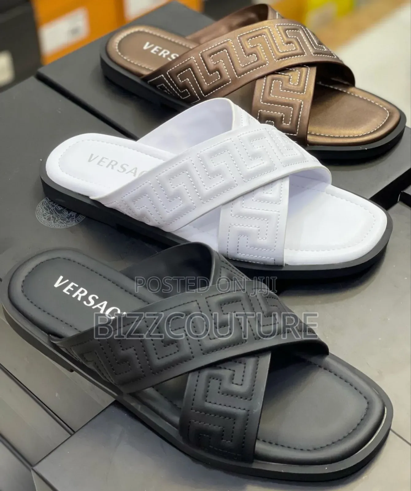 Original Versace Slippers Available in Store