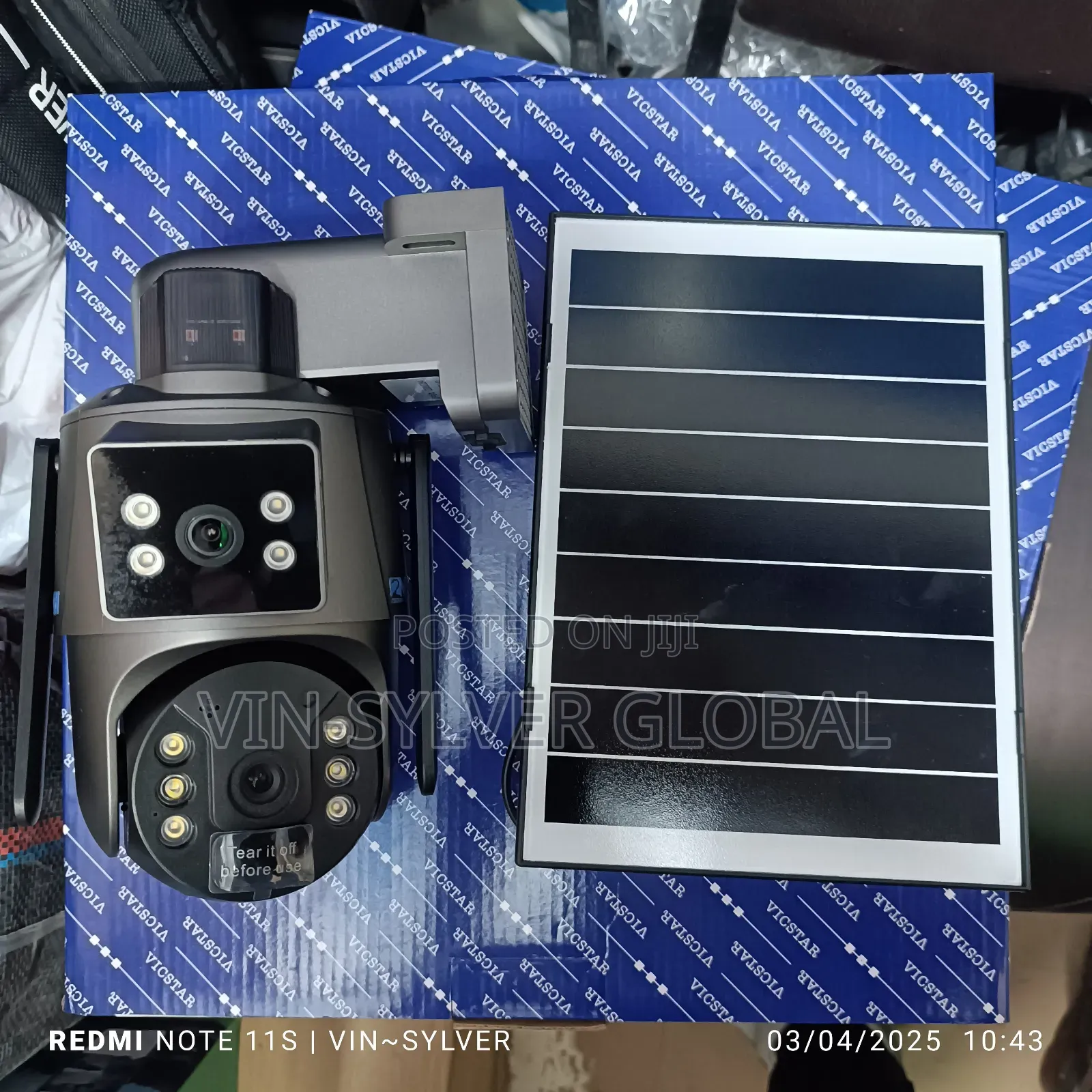 Super Quality Dual Lens Solar-Powered 4g Camera With Audio